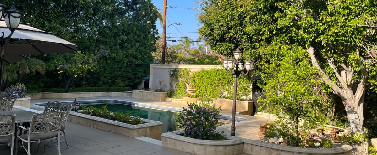 Located in Beverly Hills, House and Backyard. in Beverly Hills Hero Image in The Flats, Beverly Hills, CA