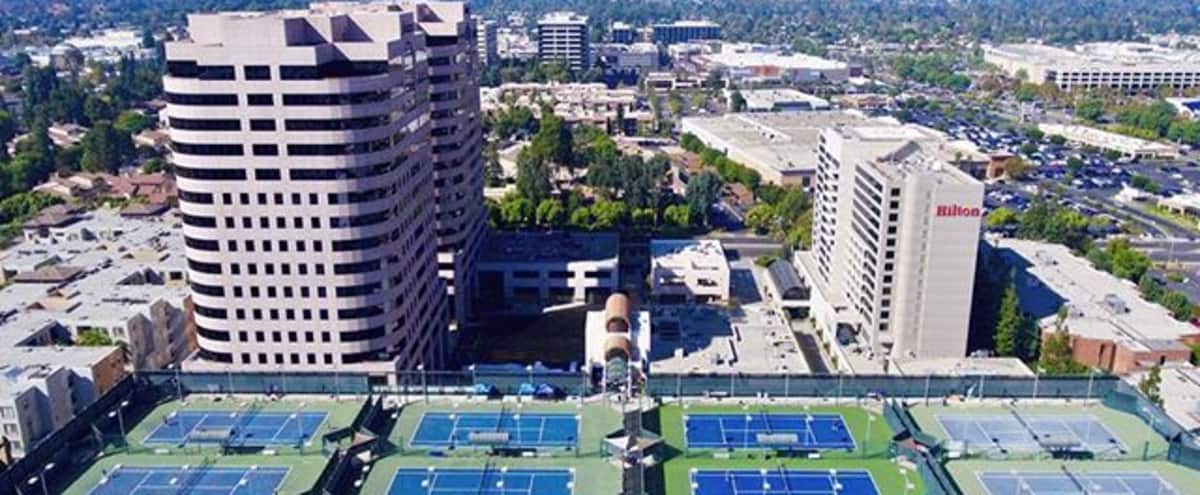 San Fernando Valley Roof Top Tennis Courts With Incredible Views Of The Surrounding La Valley Private Tennis Club With Great Parking Easy Access And Great Privacy For Film And Photo Shoots Woodland