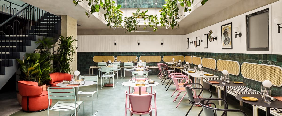 Modern restaurant, brewery, bar and distillery space in London Hero Image in Dalston, London, 