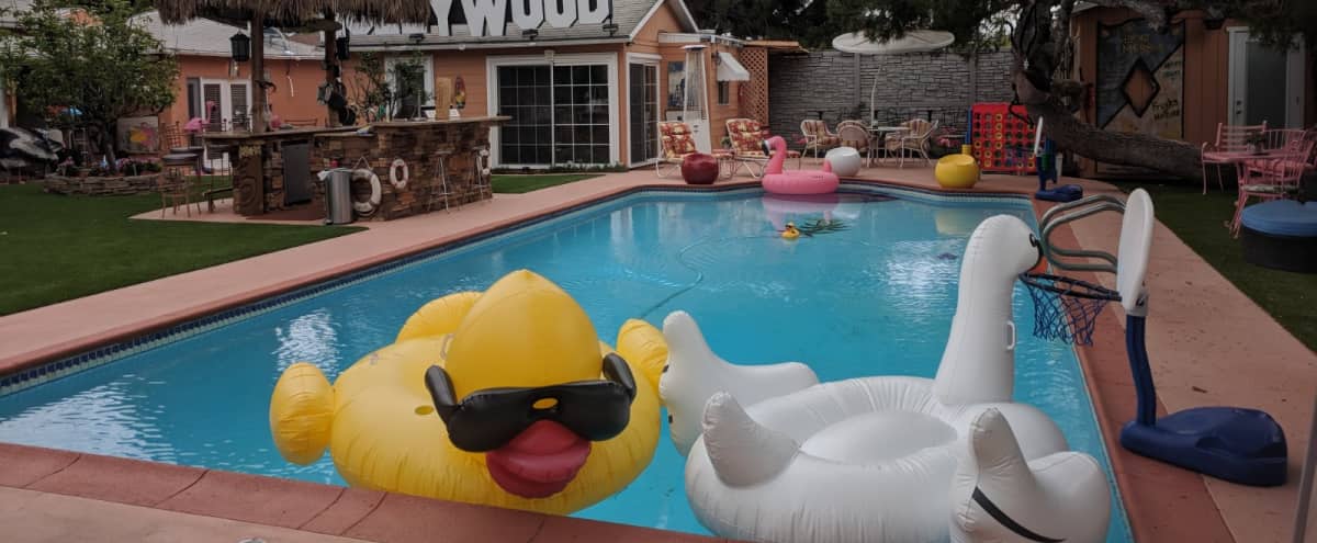 Pool Tiki Bar Home Cottage Parking Music Videos Film North Hollywood Ca Production Peerspace