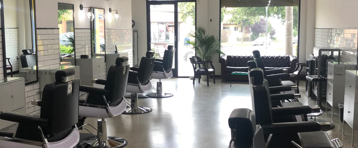 Spacious Clean Modern Barbershop