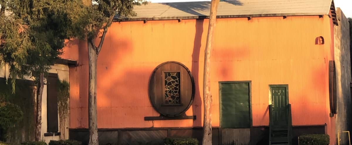 Historical loft space on winery in Rancho Cucamonga. Large private open space with stained glass windows and high ceilings in Rancho Cucamonga Hero Image in undefined, Rancho Cucamonga, CA