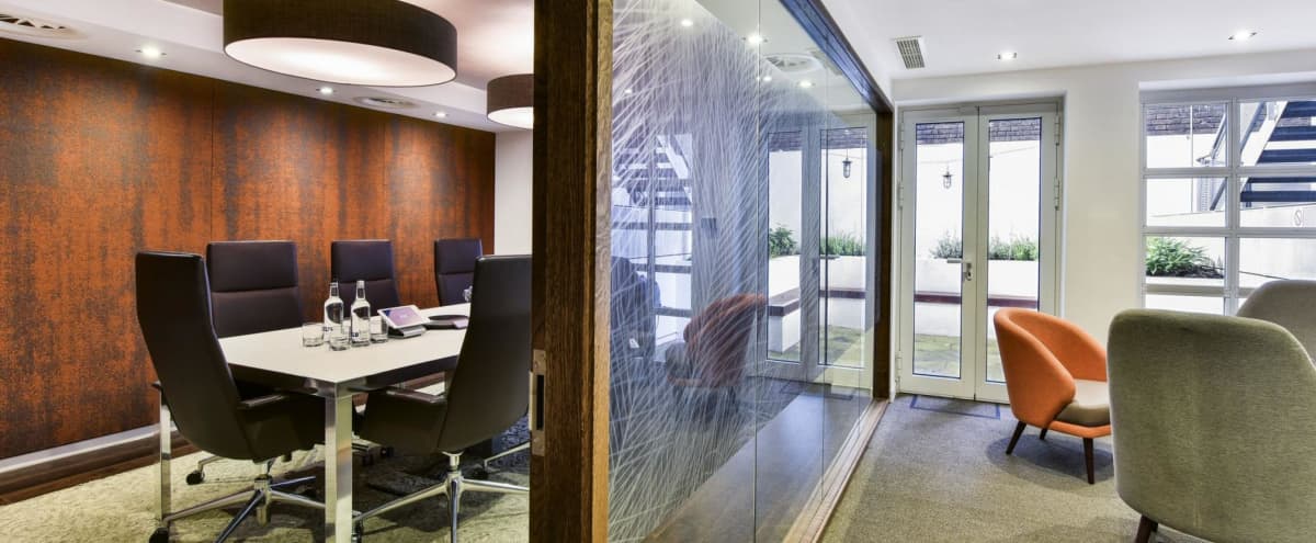 Meeting Room with Modern Furniture and Natural Light in Mayfair - Chesterfield Room in London Hero Image in Mayfair, London, 