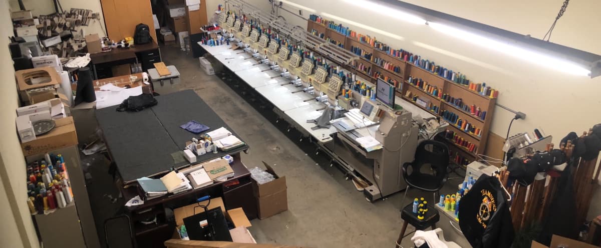 North Hollywood Embroidery workshop office warehouse shop ...