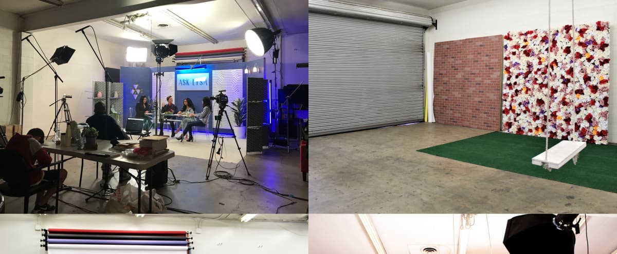 Studio With Flats Backdrops Props Set Dec Strobe Lights And More Panorama City Ca Production Peerspace