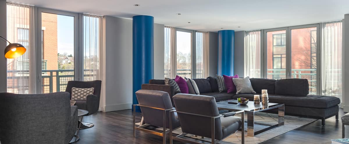 Modern Tower Club Room In Shirlington Village