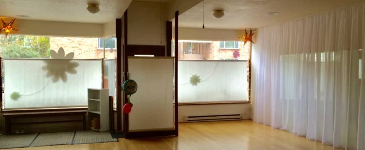 Bright Beautiful Versatile Yoga Studio in Seattle Hero Image in University District, Seattle, WA