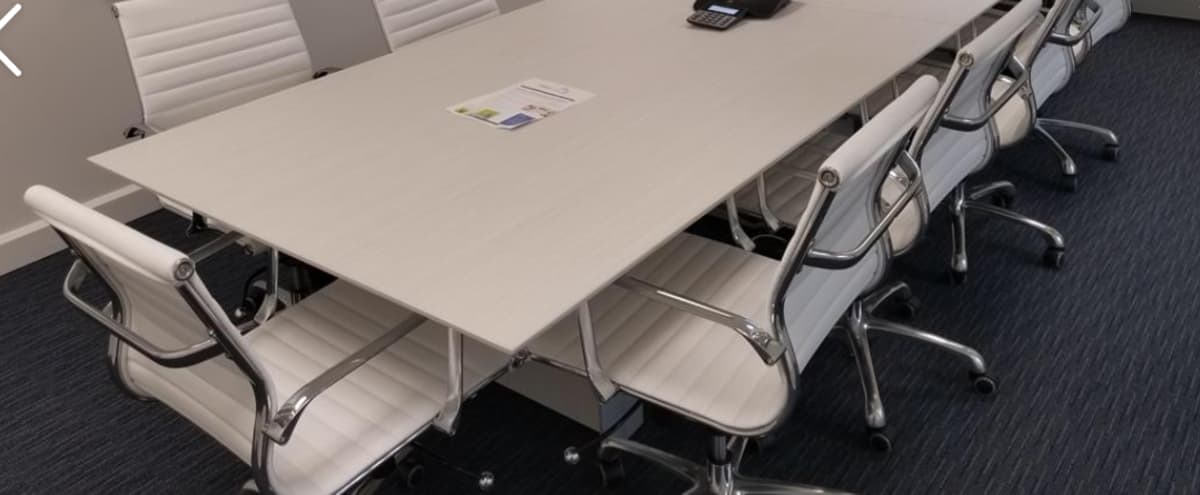 Virtual Meeting Conference Room With Telepresence