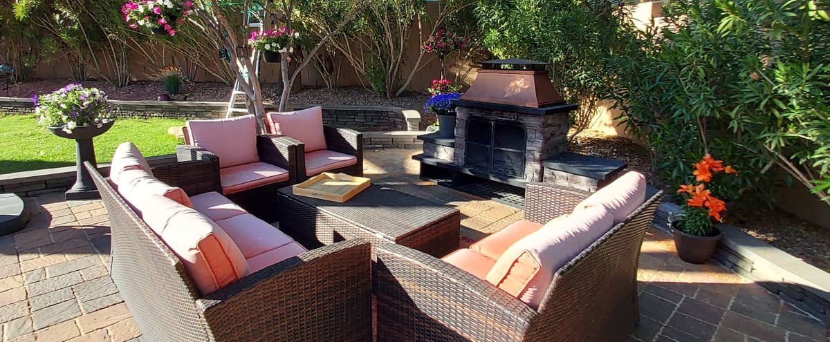 Exquisite Back Yard Space! Perfect for your Social Gathering!. in Las Vegas Hero Image in The Lakes, Las Vegas, NV