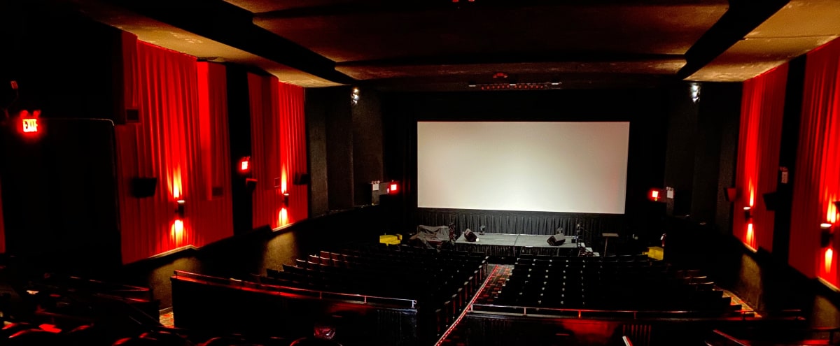Large Movie Theater Venue/Concert Hall/Auditorium/Corporate Seminar Event Space with Double Level Balcony Seating & Spacious High Ceilings in Fresh Meadows Hero Image in Utopia, Fresh Meadows, NY