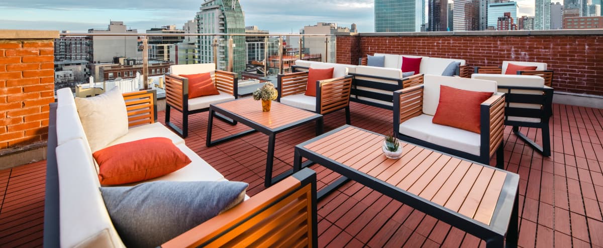 Rooftop Lounge for 30 Guests in Long Island City Hero Image in Long Island City, Long Island City, NY