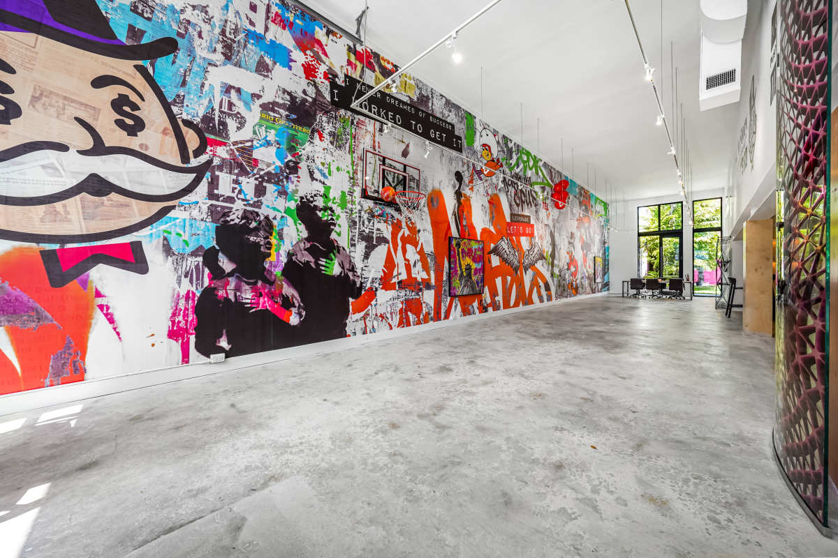Graffiti wall
