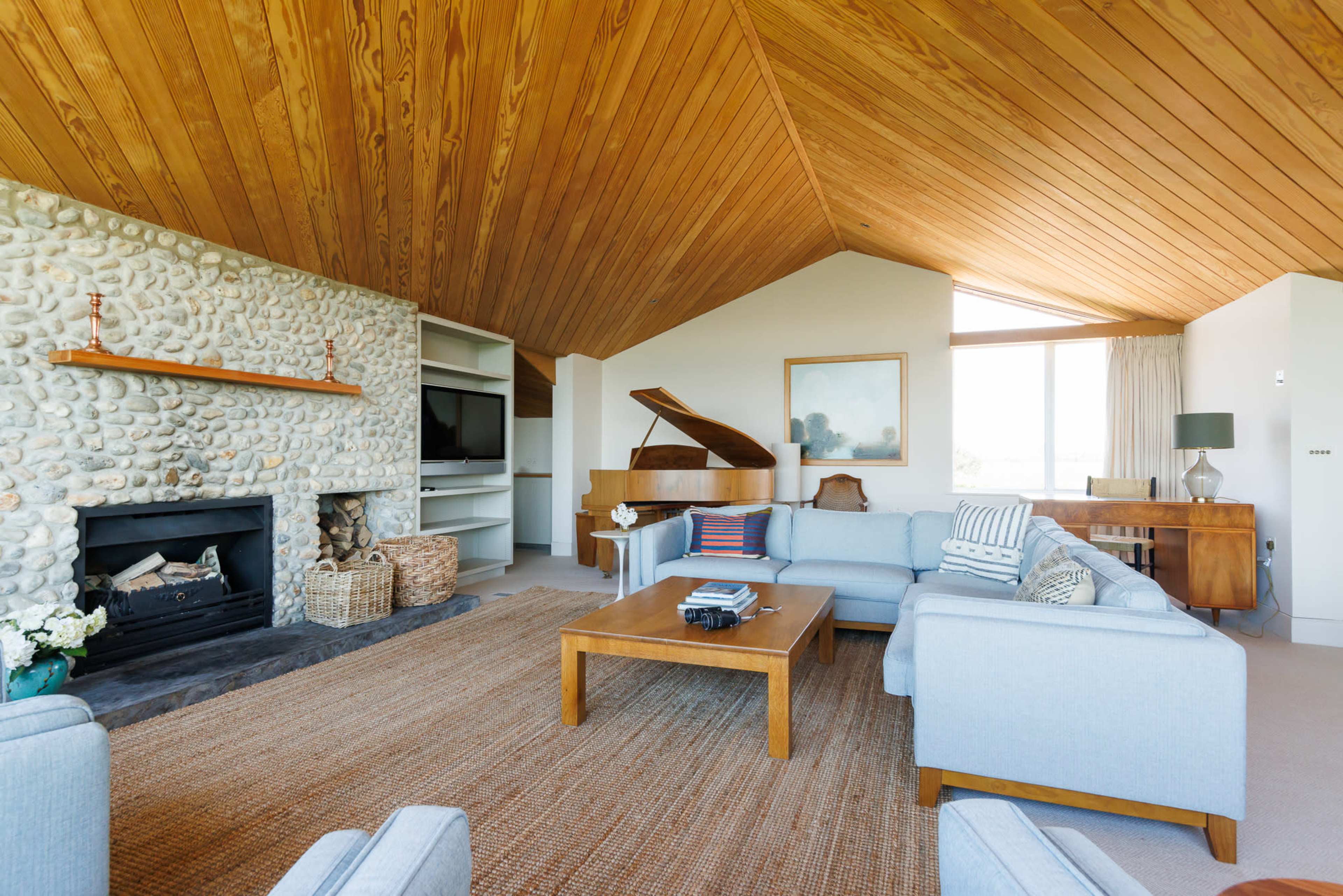 1950s Modernist Beach House with yoga studio overlooking the sea in West Wittering Image in West Wittering, West Wittering, ENG