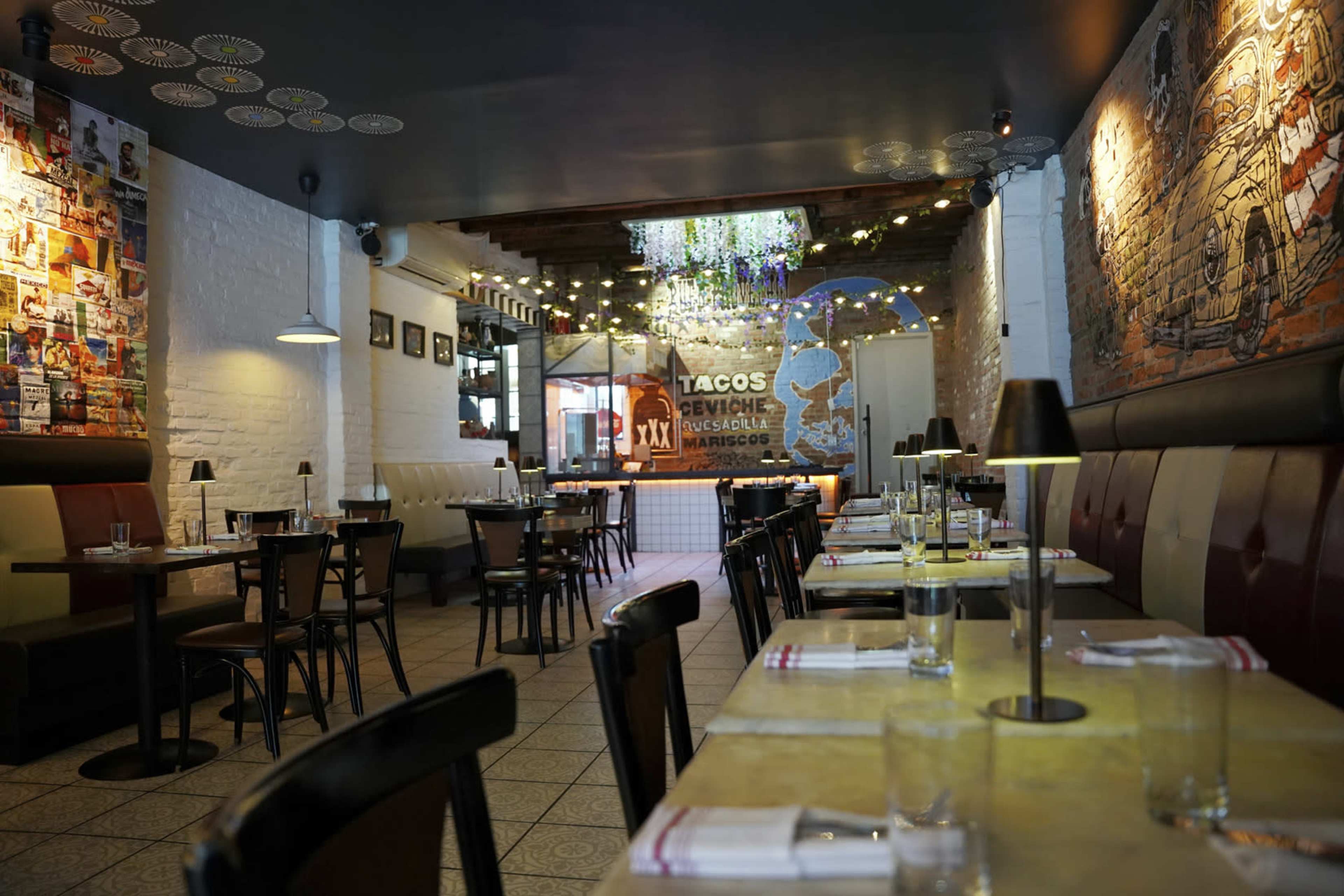 East Village rustic and artistic boutique style restaurant Image in Lower Manhattan, New York, NY