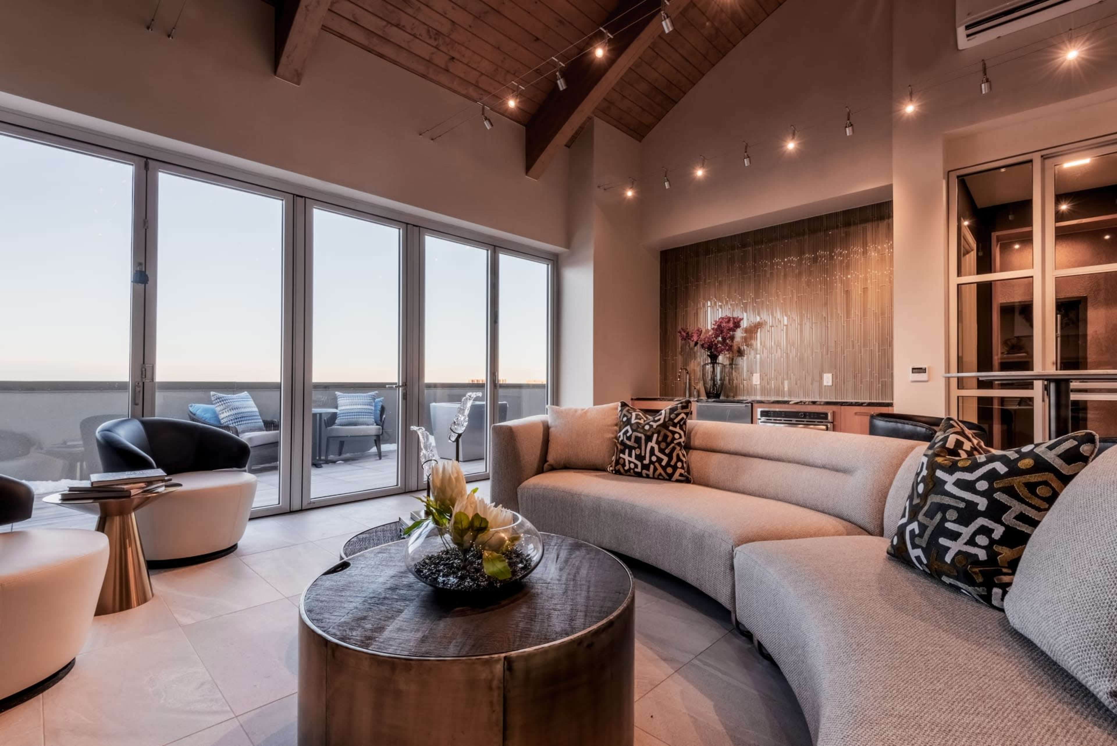 Rooftop Lounge with Mountain Views Image in Lowry, Denver, CO