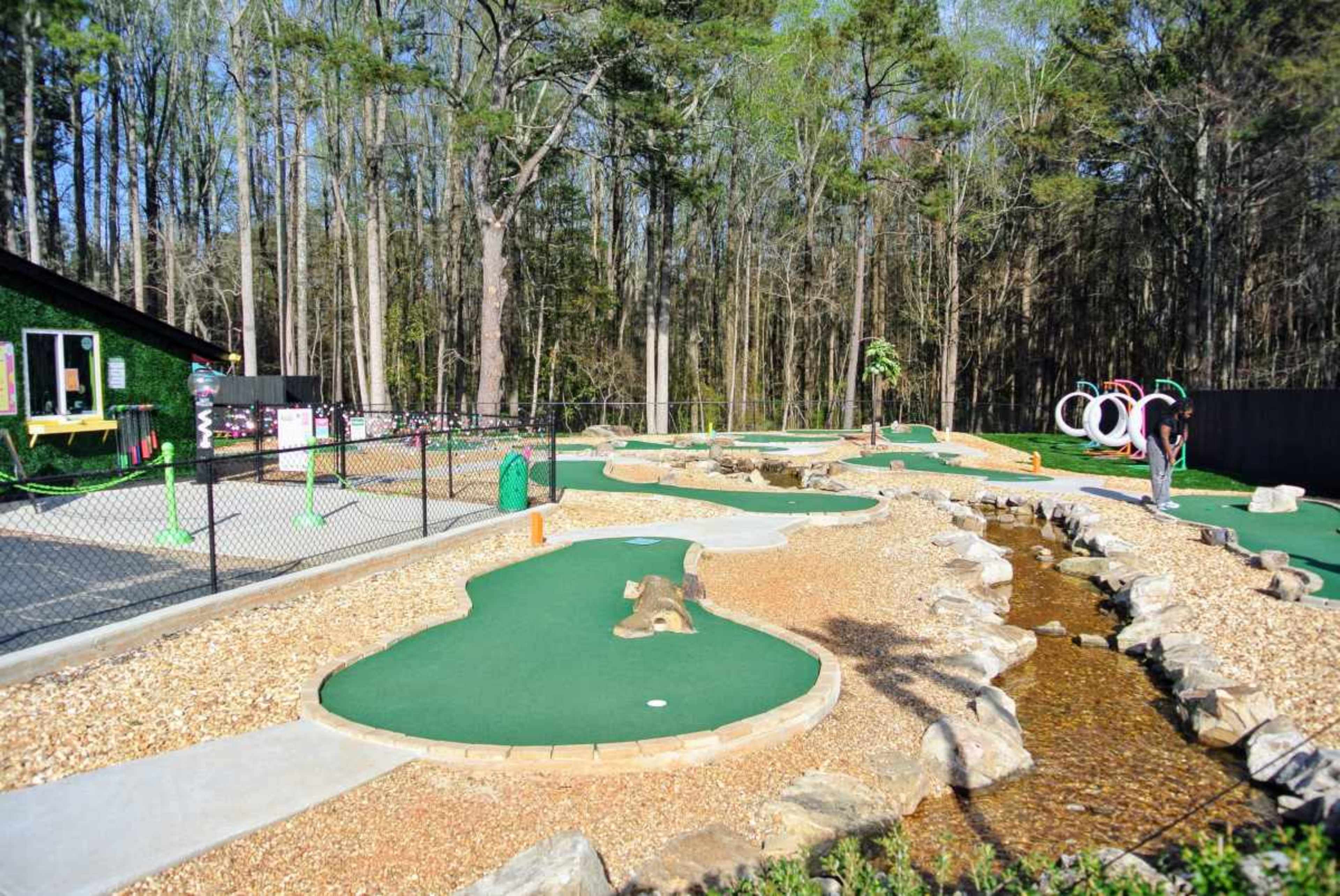 South Atlanta's Mini Golf & Axe Throwing with Vibrant 80's Vibes Image in Fairburn, Fairburn, GA