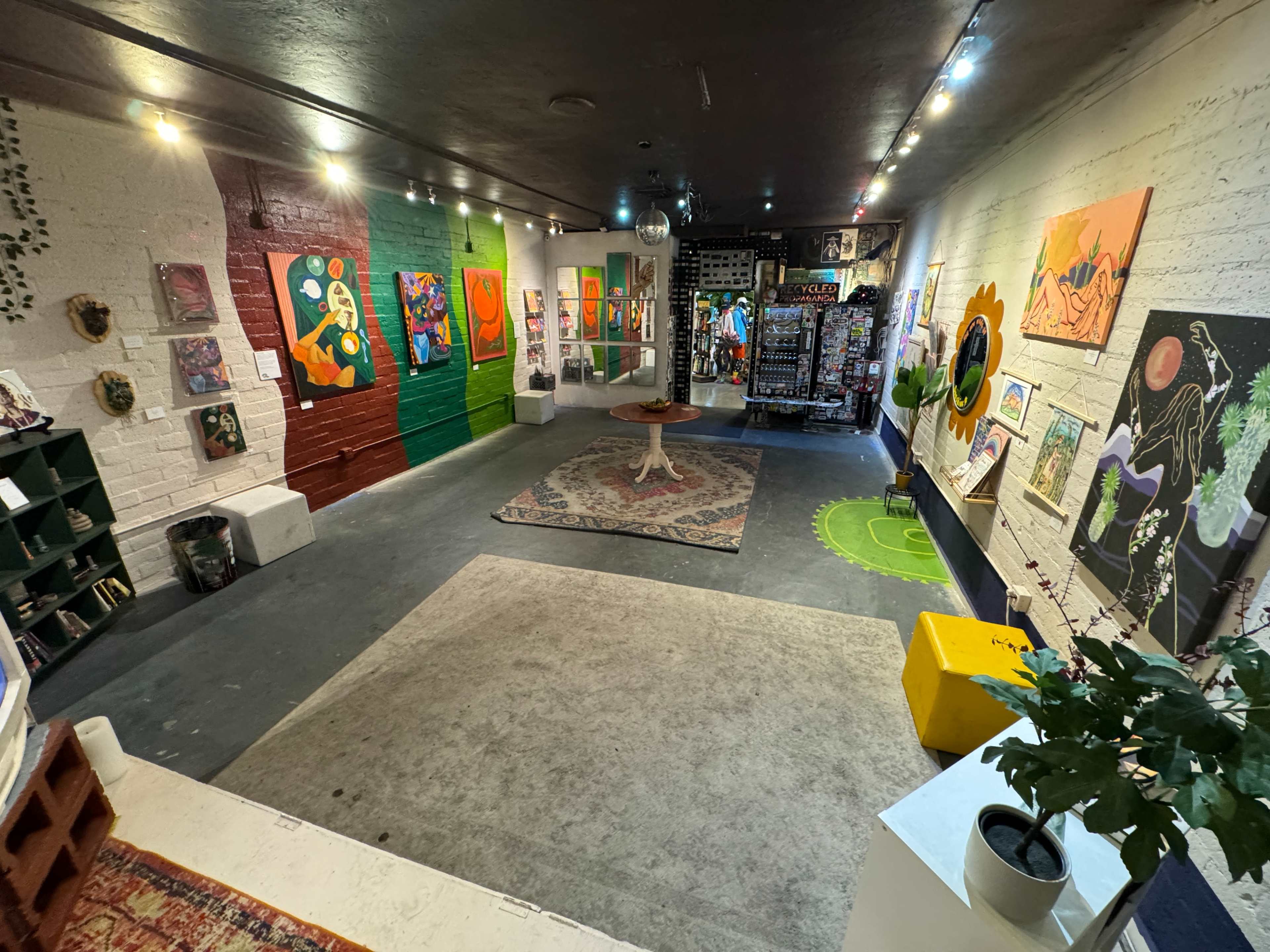 Recycled Propaganda: Urban Art Gallery Image in Downtown Las Vegas, Las Vegas, NV