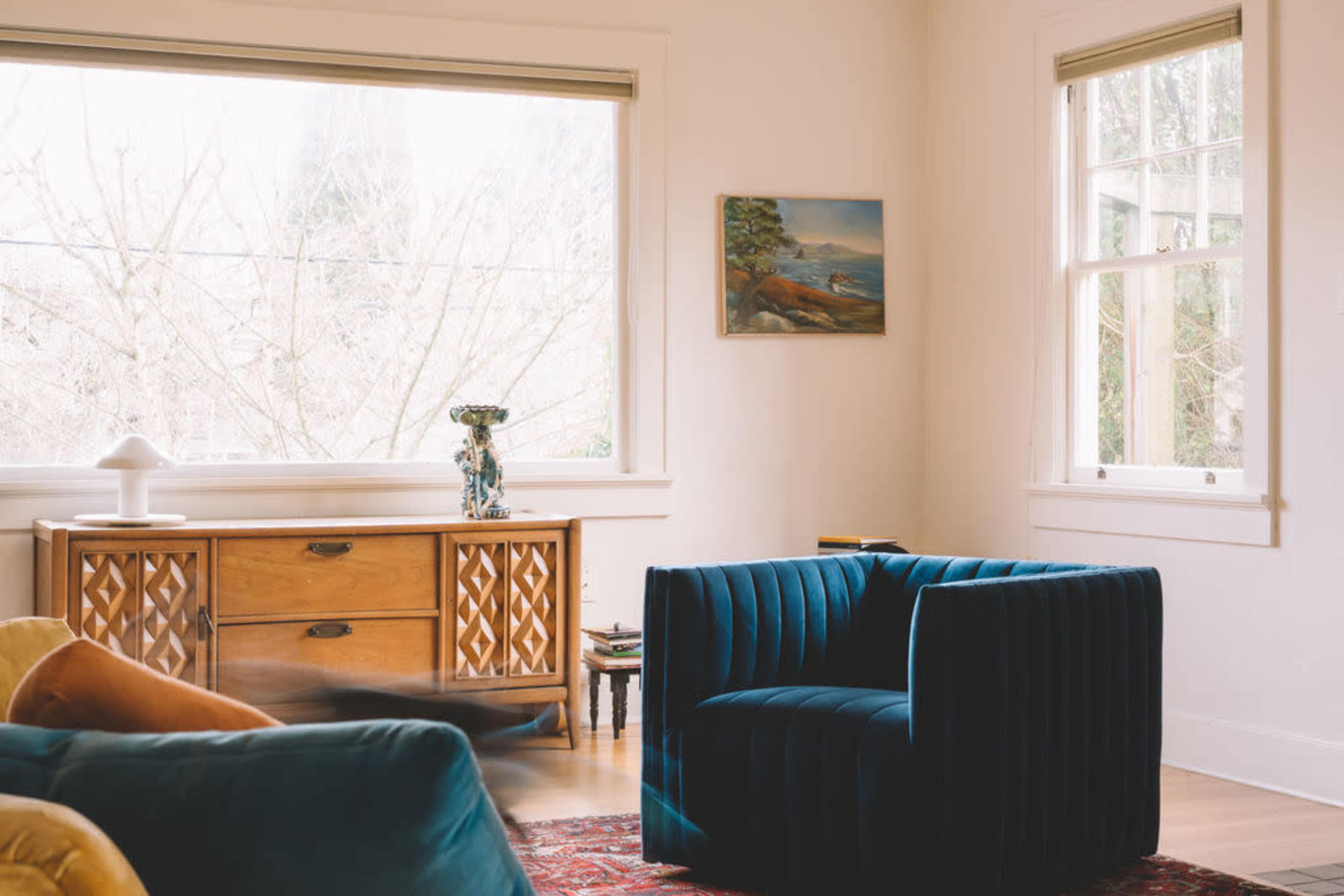 Eclectic and curated family home with magical oversize garden lot Image in Southeast Portland, Portland, OR