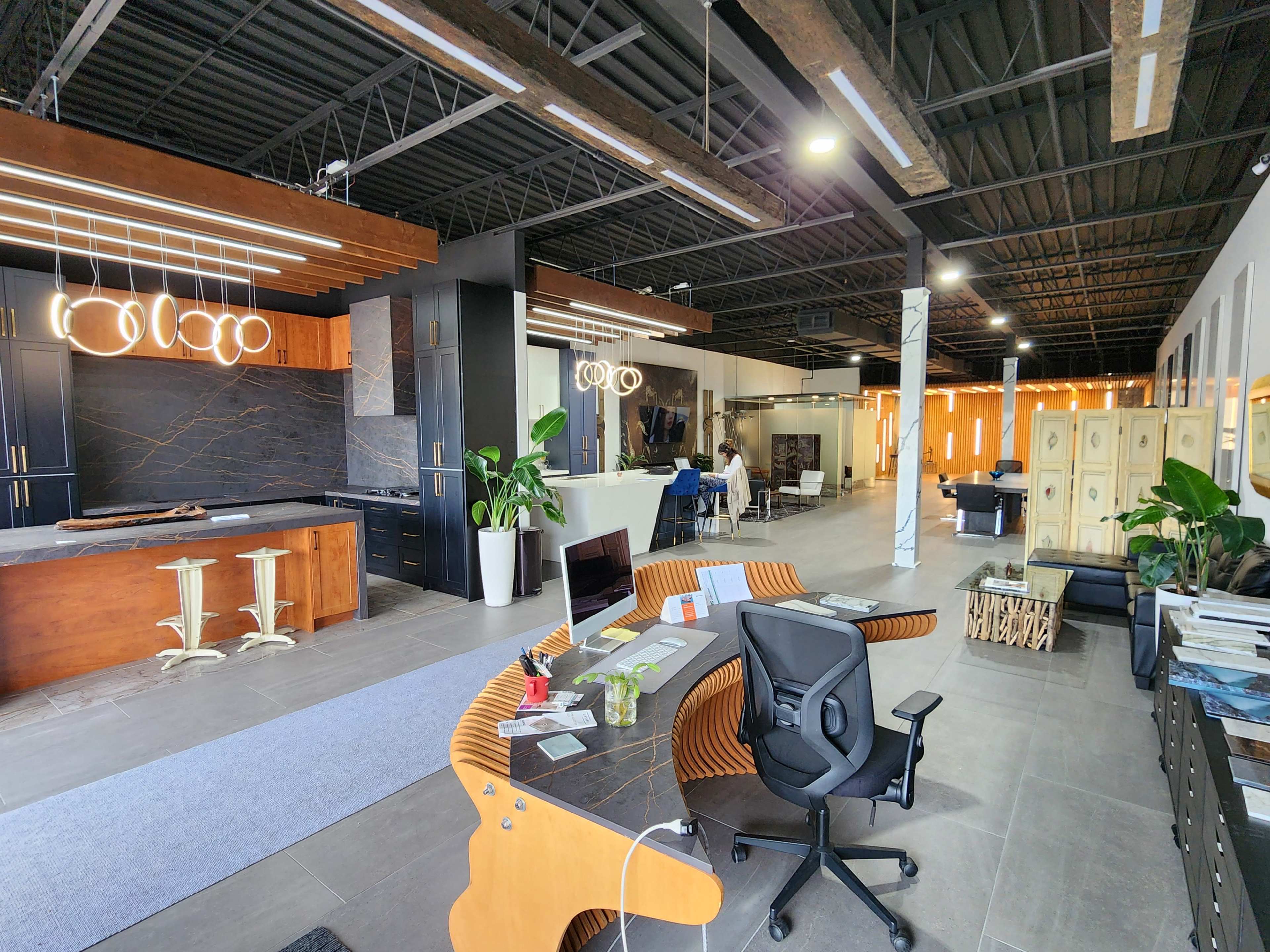 Centrally located high end modern retail showroom Image in Dixie, Mississauga, ON