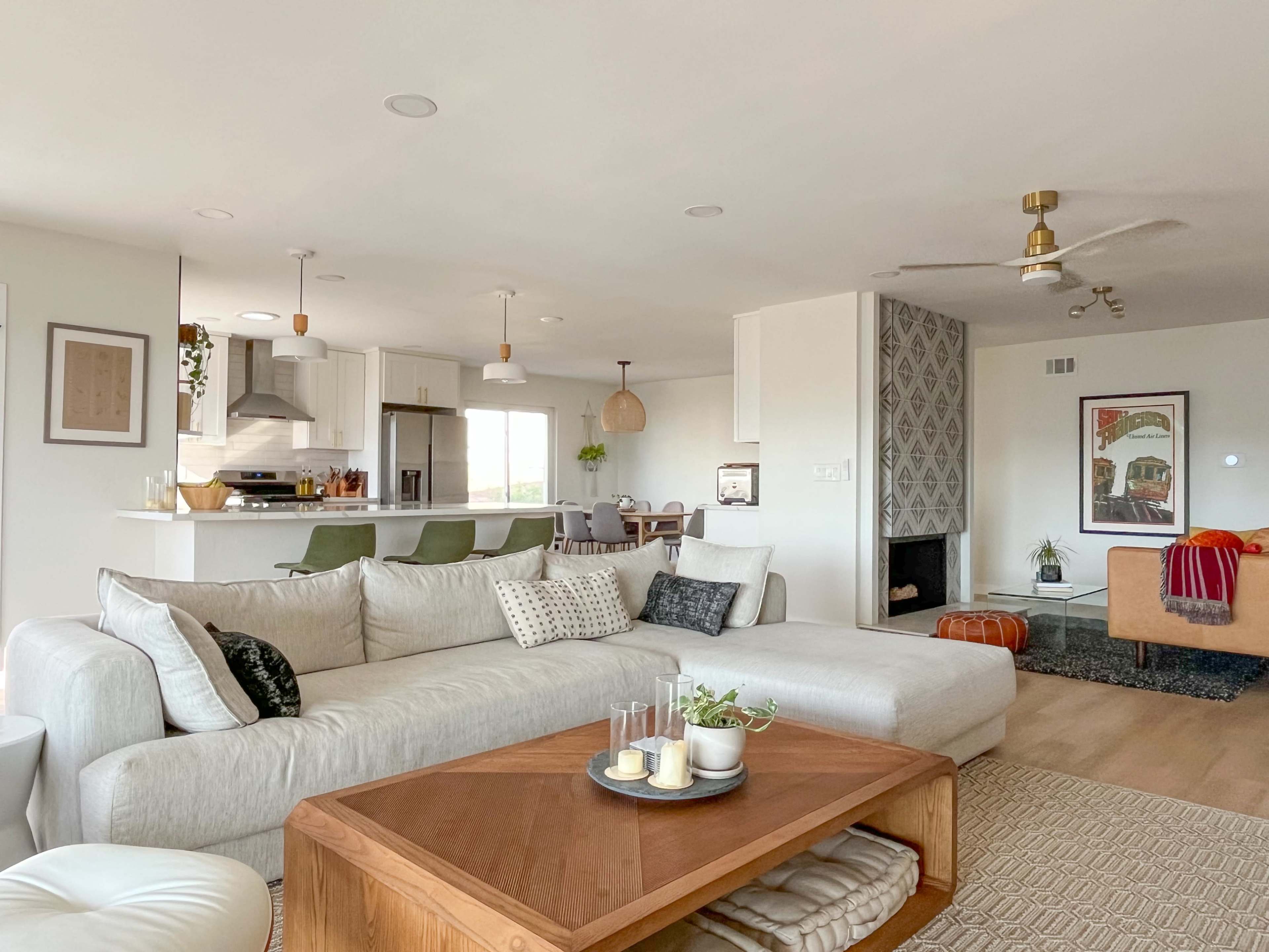 Clean & Bright Minimalist Home with Backyard Mountain Views Image in San Carlos, San Diego, CA