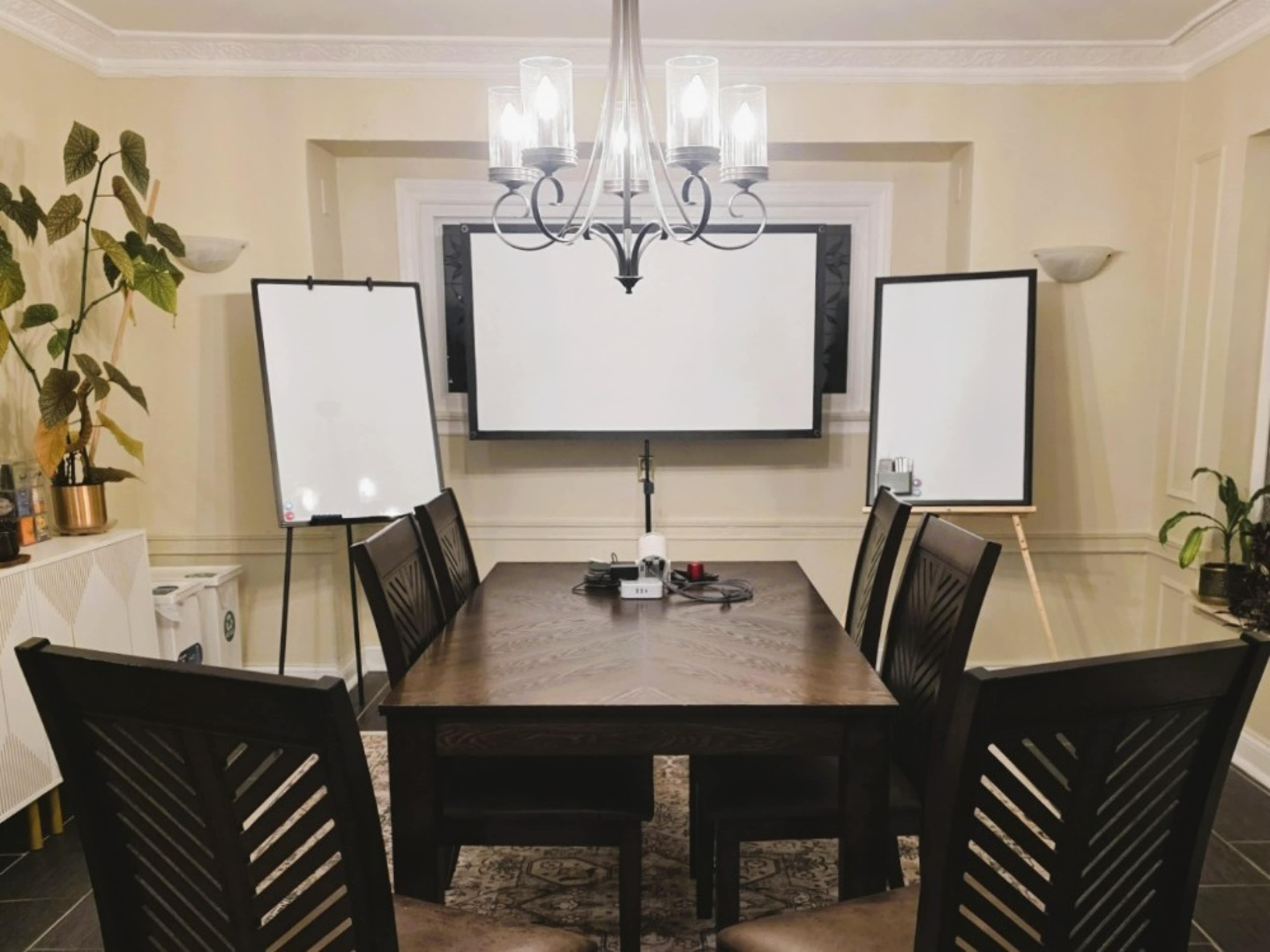 60" Projector Screen and Smart Mini-Projector 