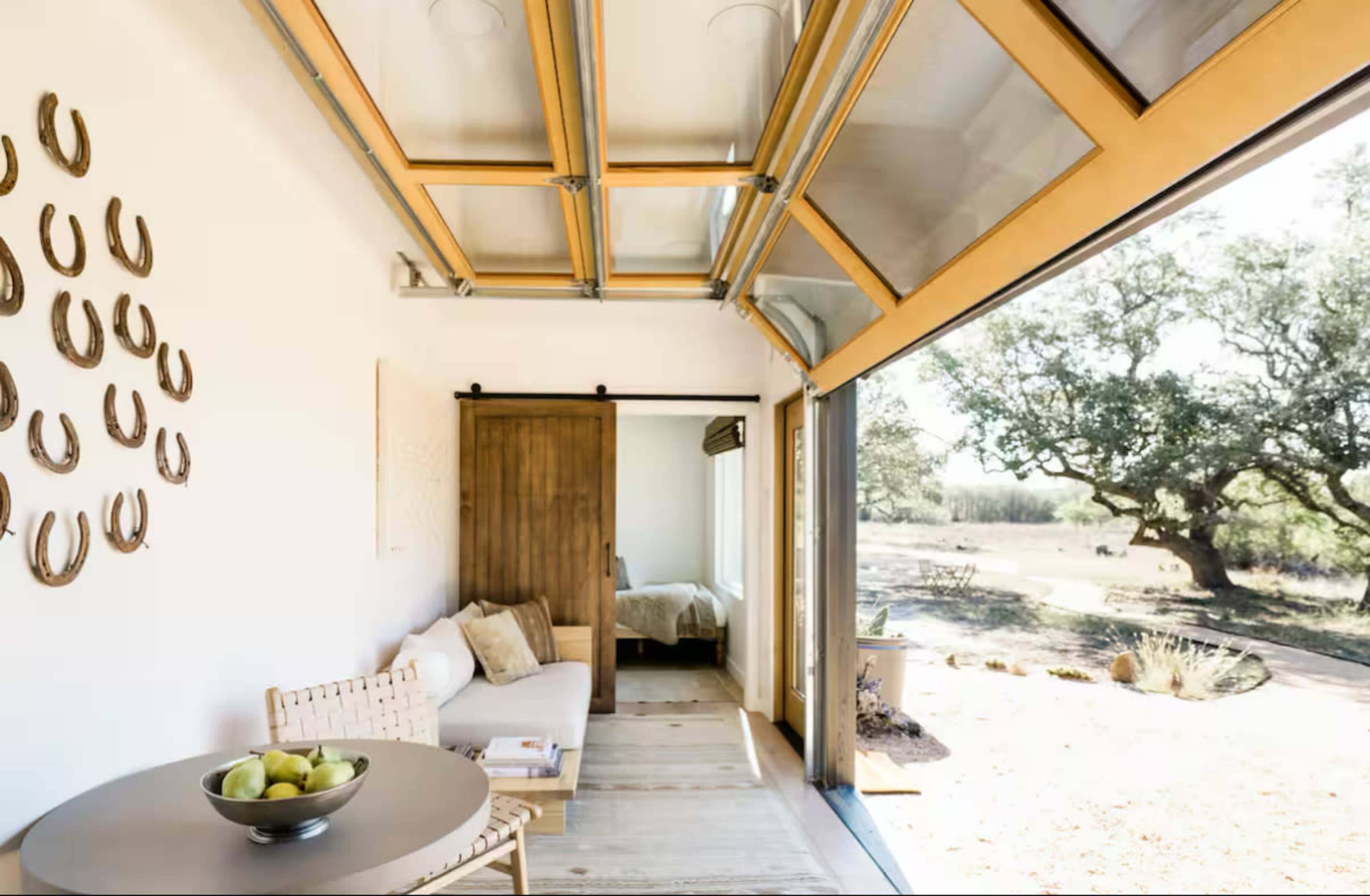 Modern Desert Shipping Container Home Image in , Johnson City, TX