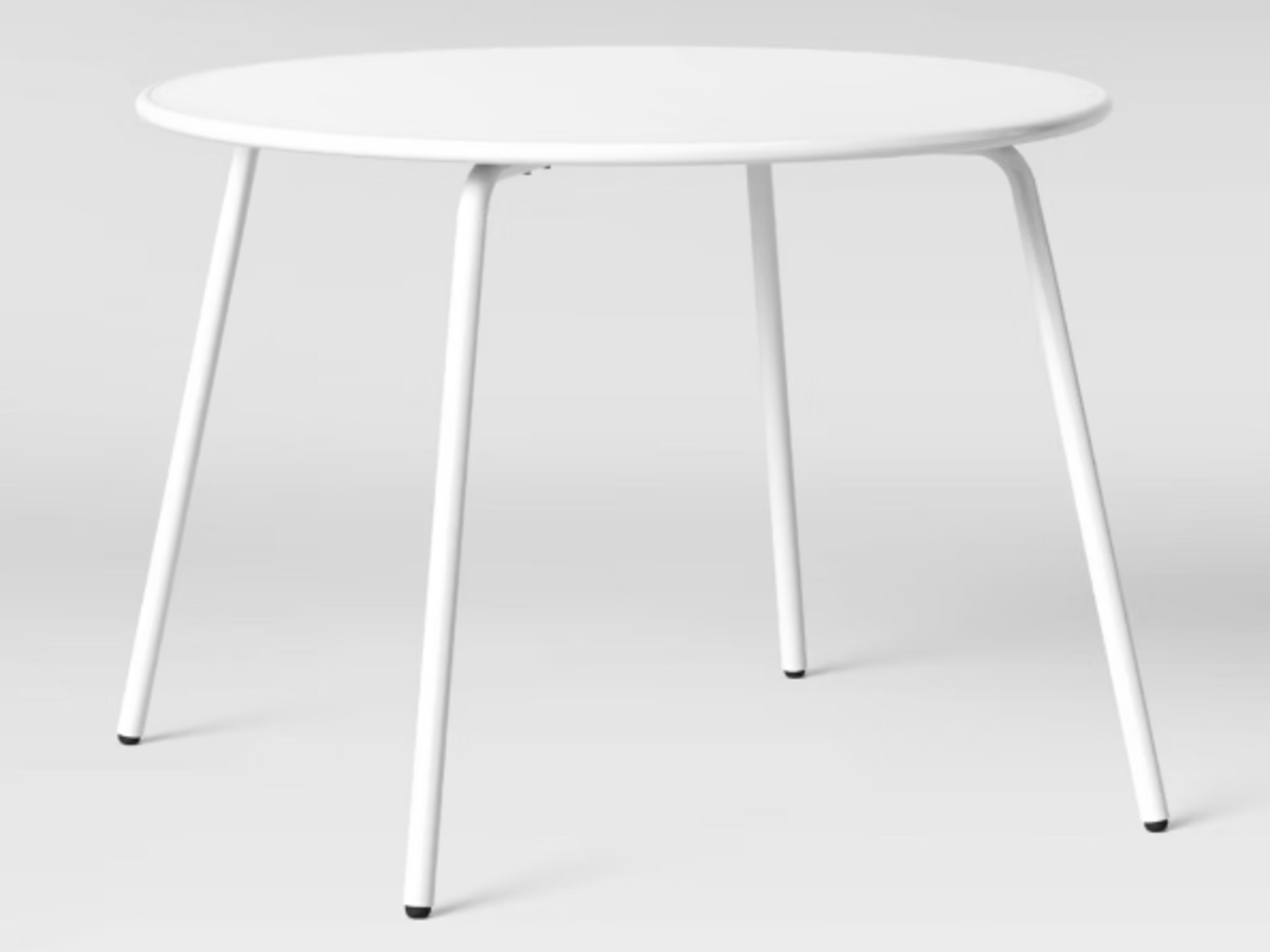 Kids' White Metal Table