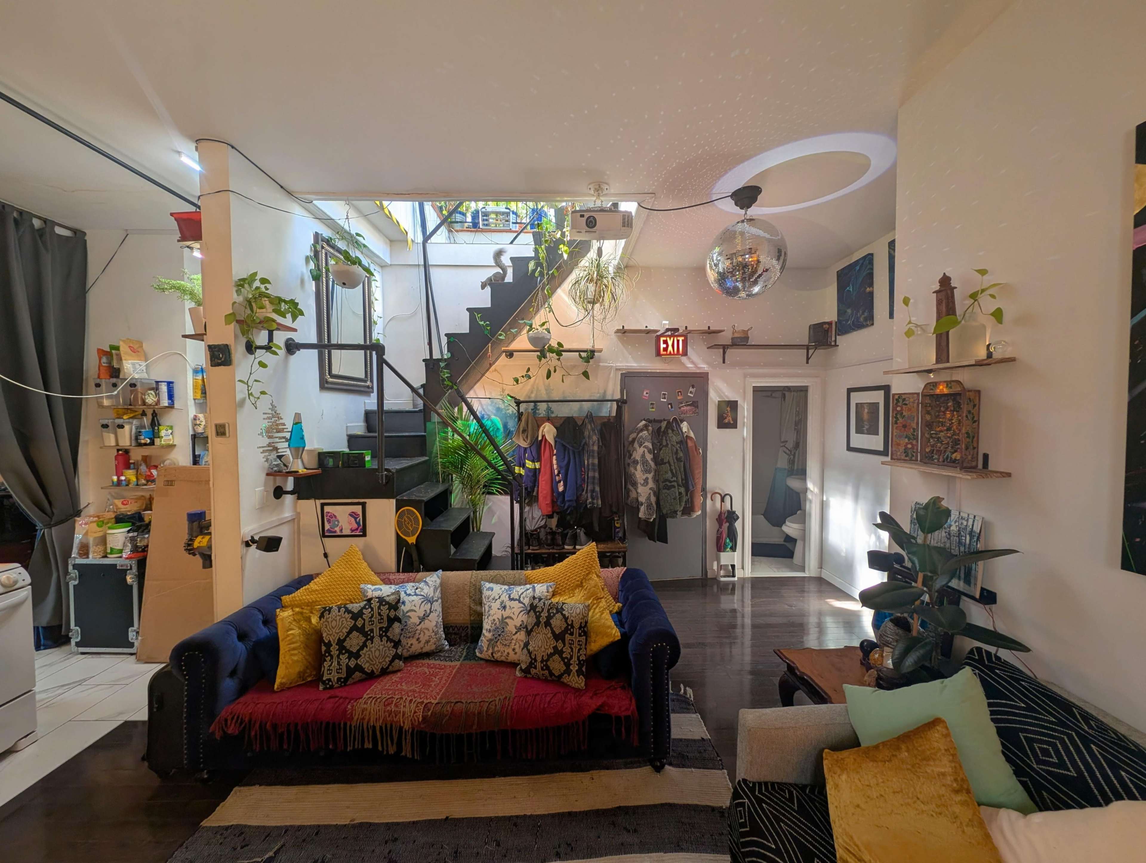Bohemian Plant Filled Apartment Image in East Harlem, New York, NY