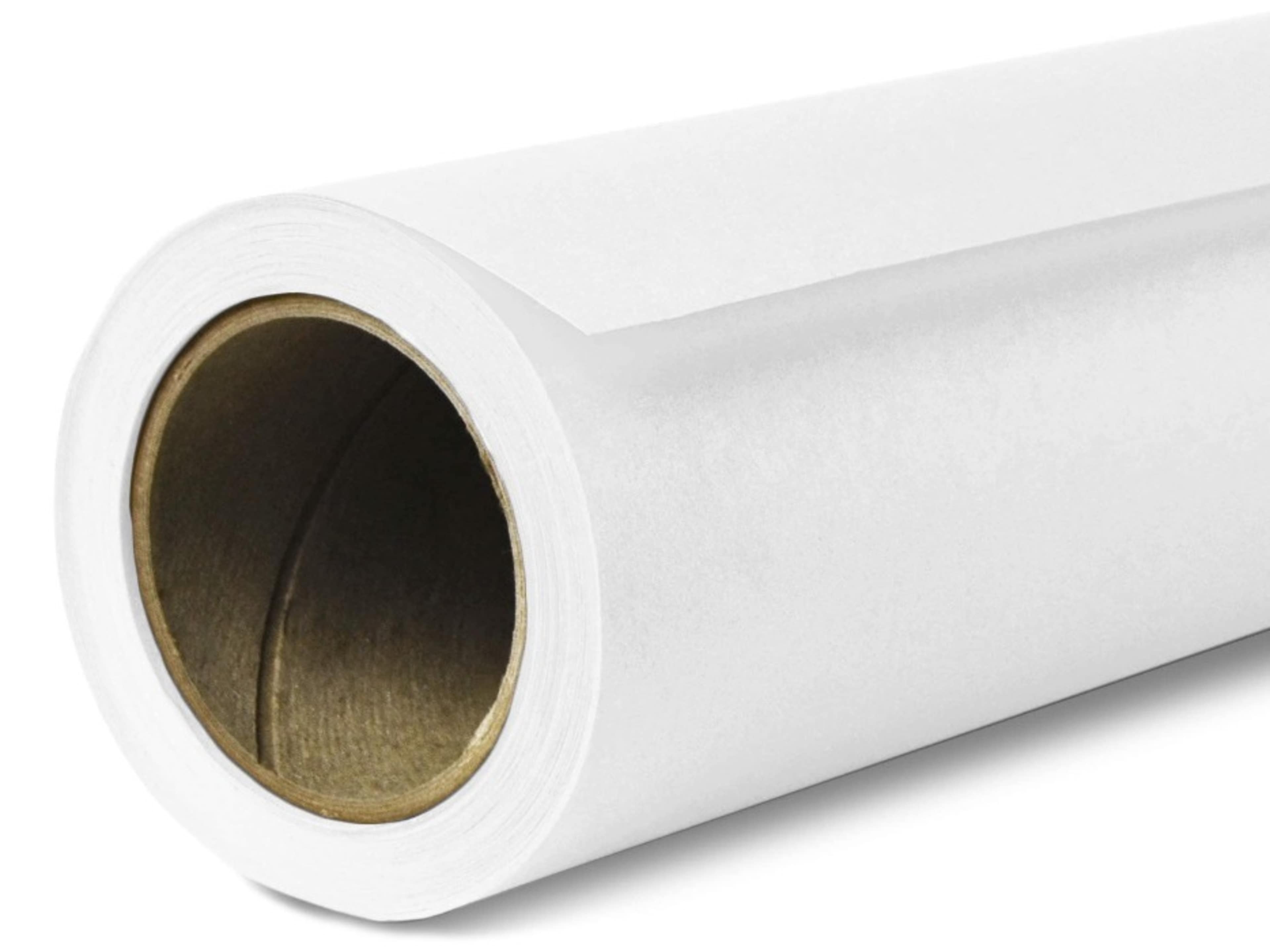 9ft Wide Paper Roll Backdrop WHITE