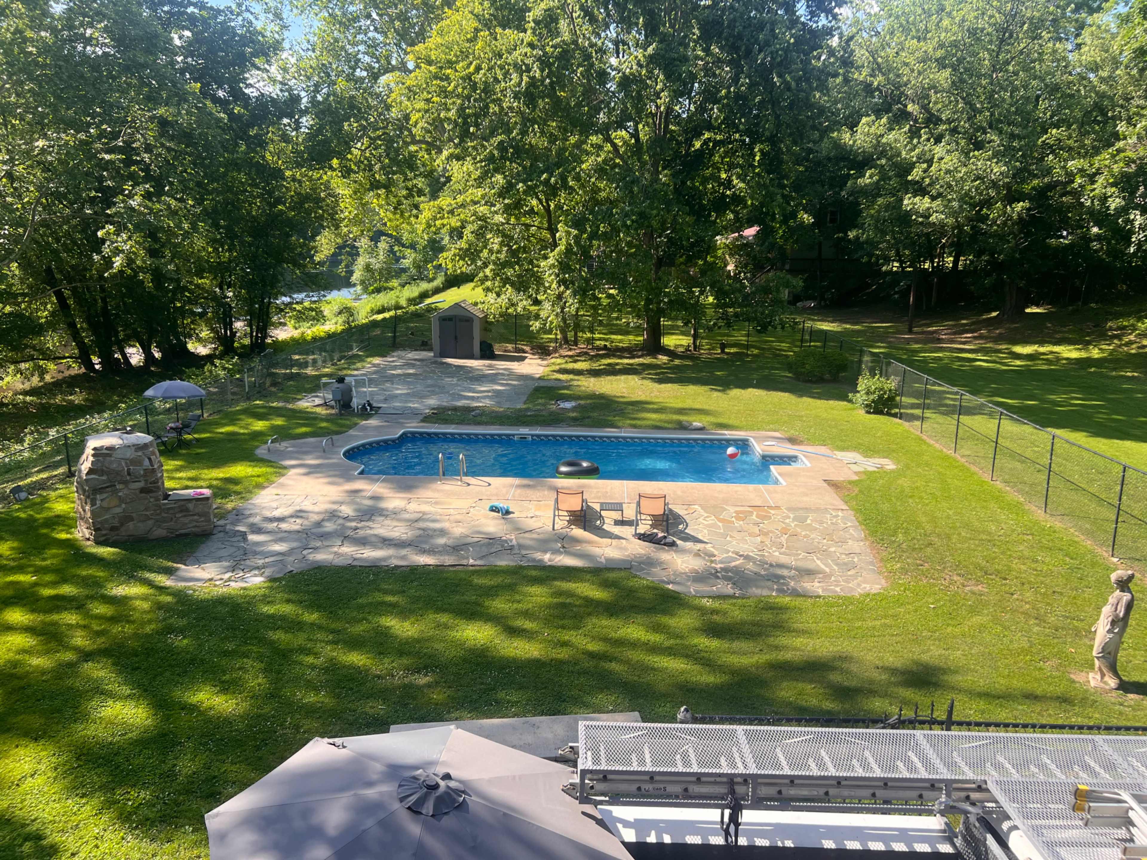 Beautiful River front home with private pool Image in Harmony, Phillipsburg, NJ