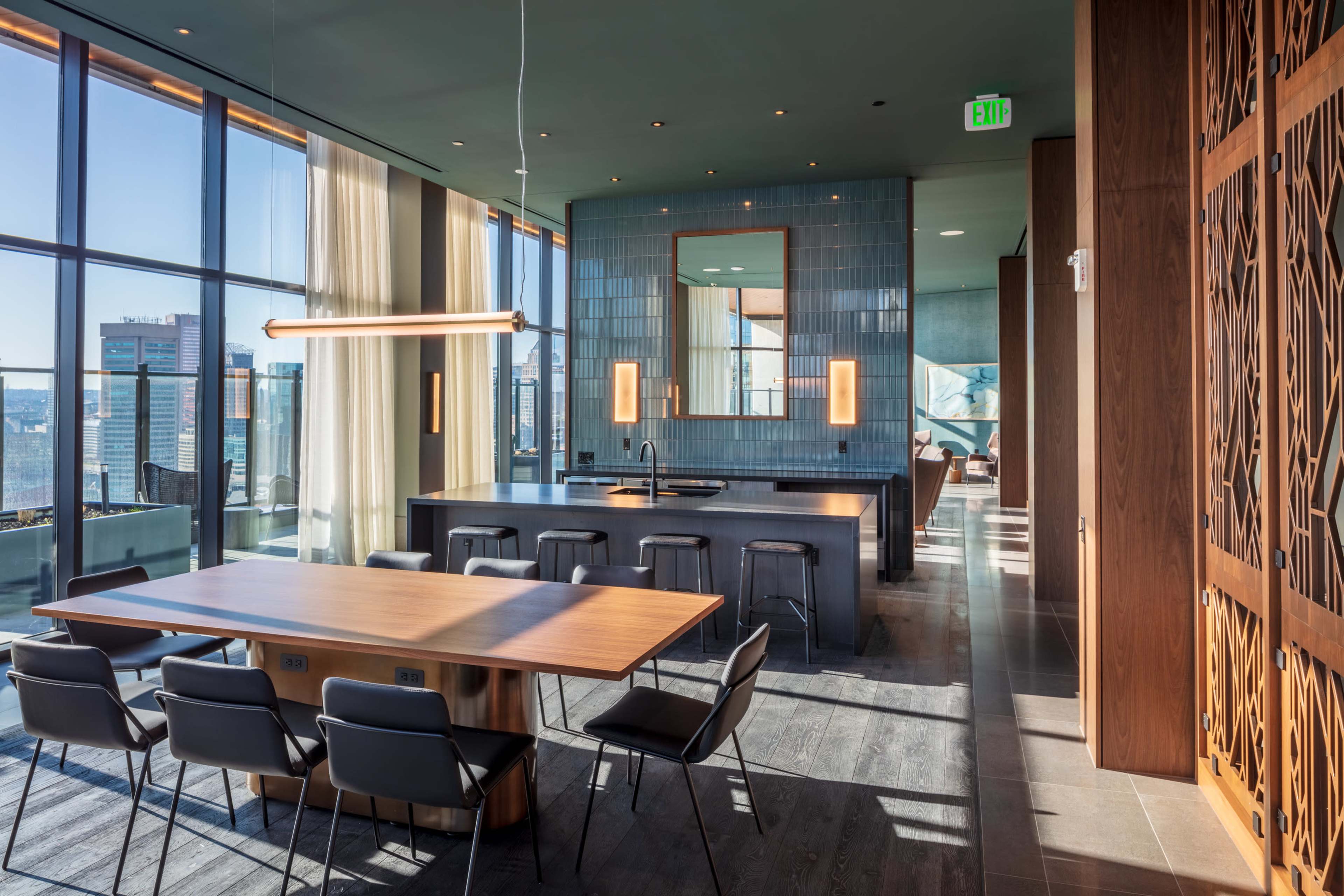 Lounge in Inner Harbor overlooking waterfront! Image in Little Italy, Baltimore, MD