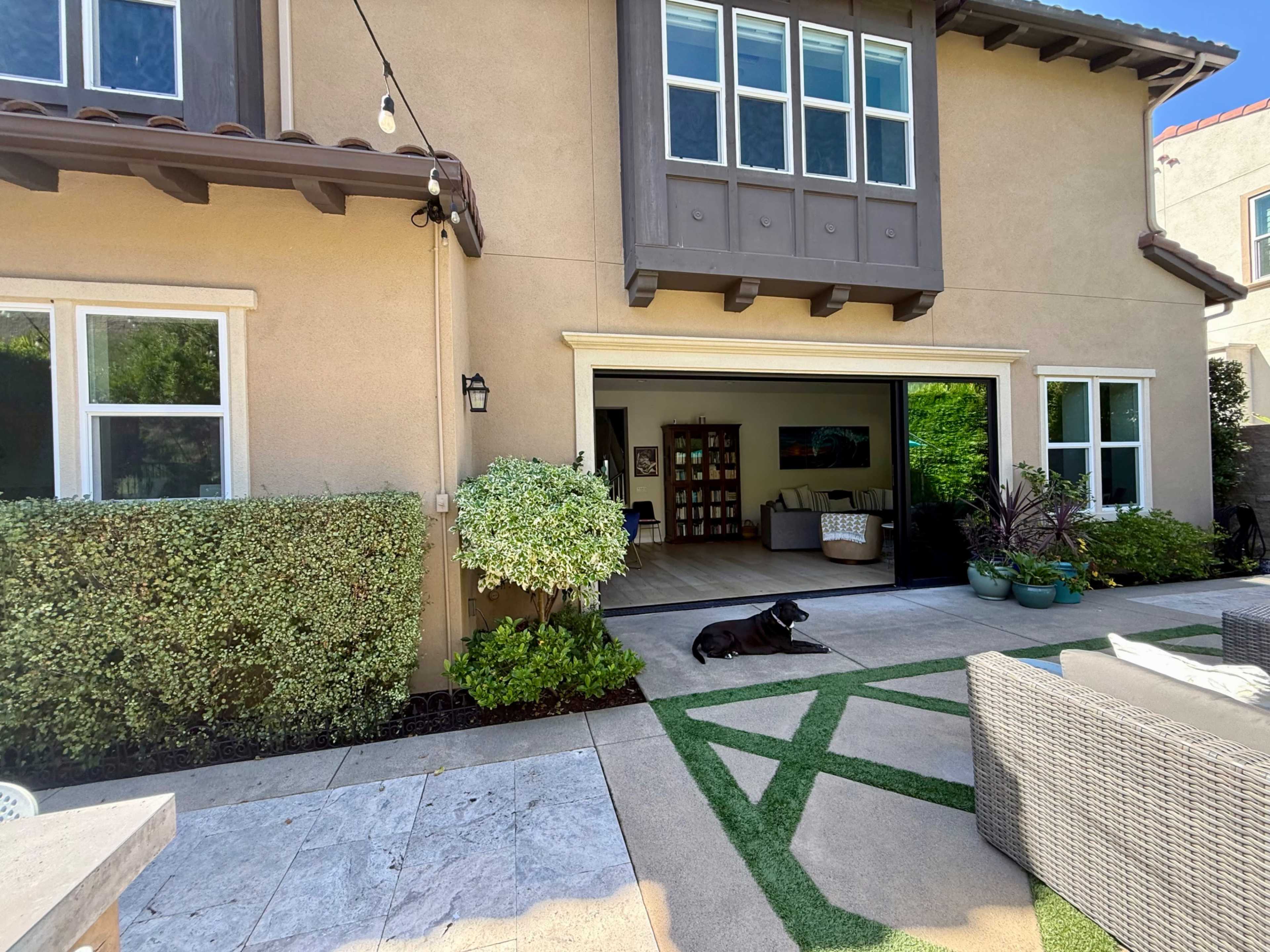 Beach Town Modern Home with Designer Backyard Image in Carlsbad, Carlsbad, CA