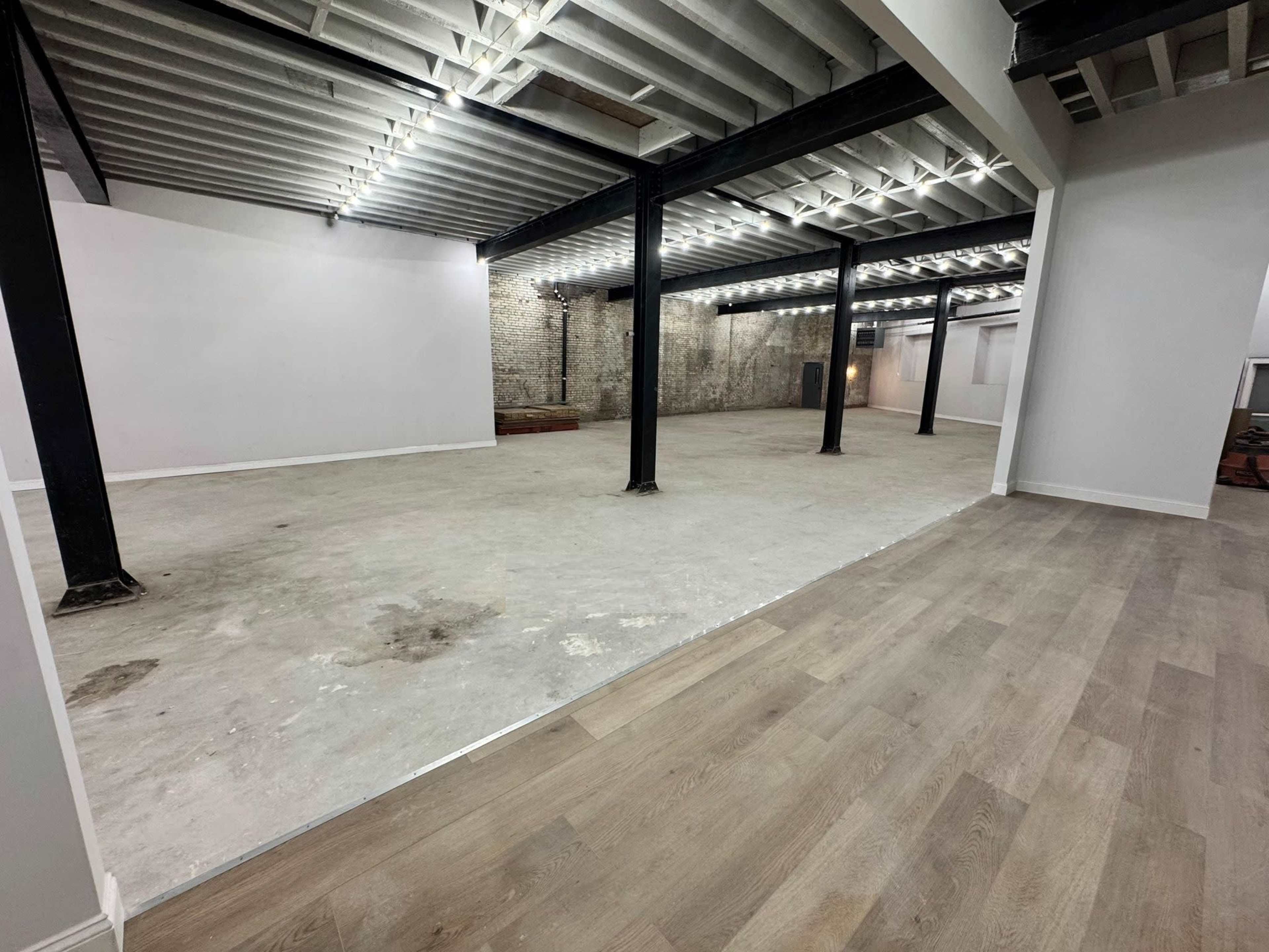 Huge 5,000 square footed space on First Floor- Stage included! Perfect for art events, workouts, etc! Image in Upper North Philadelphia, Philadelphia, PA