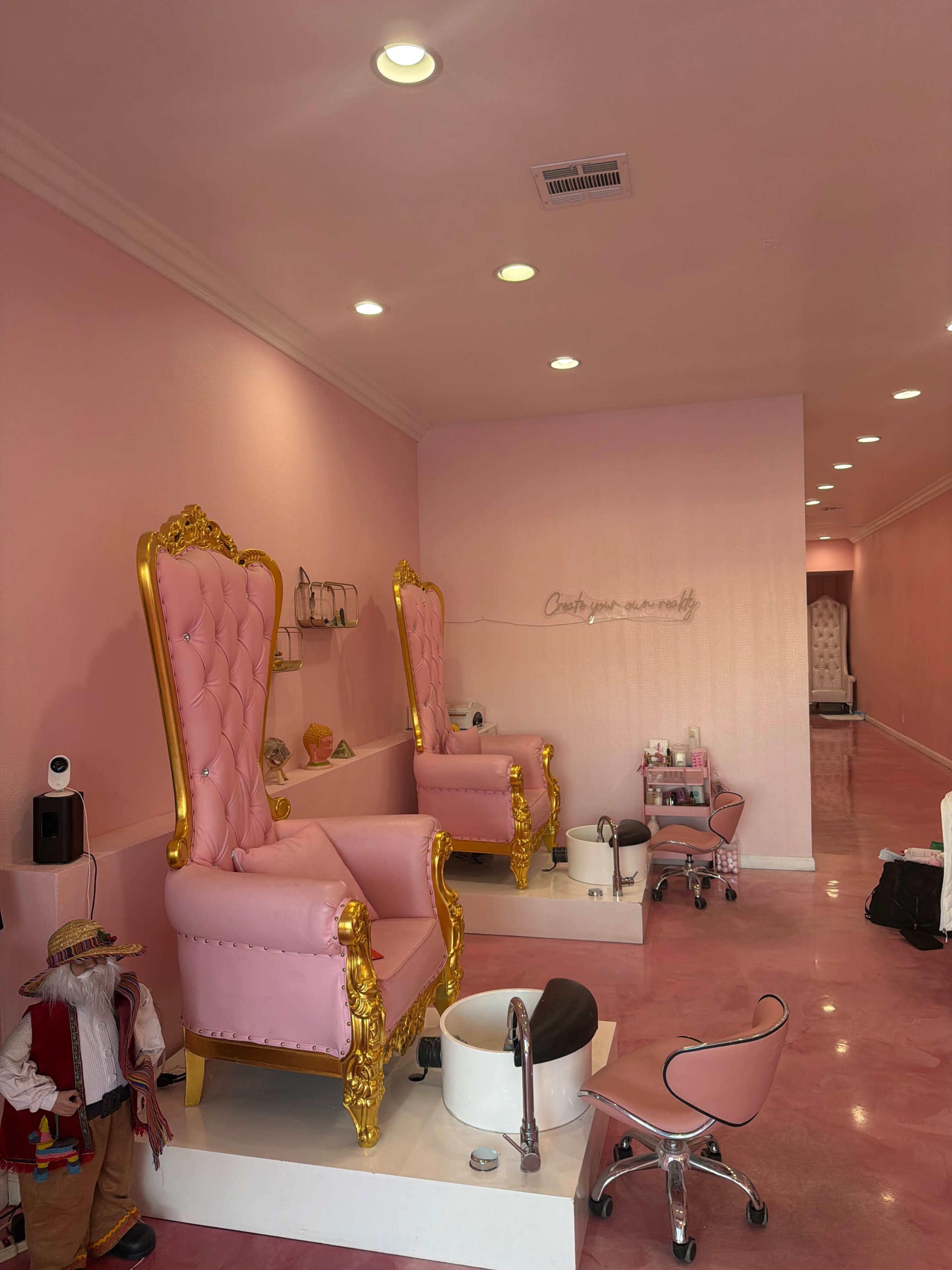 Barbies Dream House Pink salon and suites Image in Woodland Hills, Woodland Hills, CA