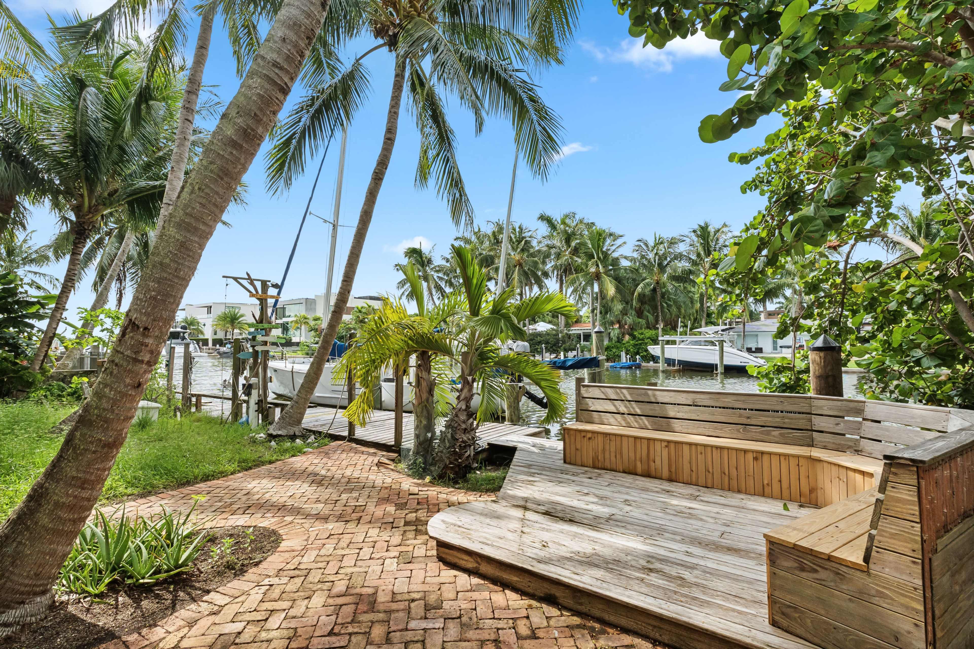 Miami Key-West-Inspired Waterfront Home on Biscayne Bay Image in Upper East Side, Miami Beach, FL