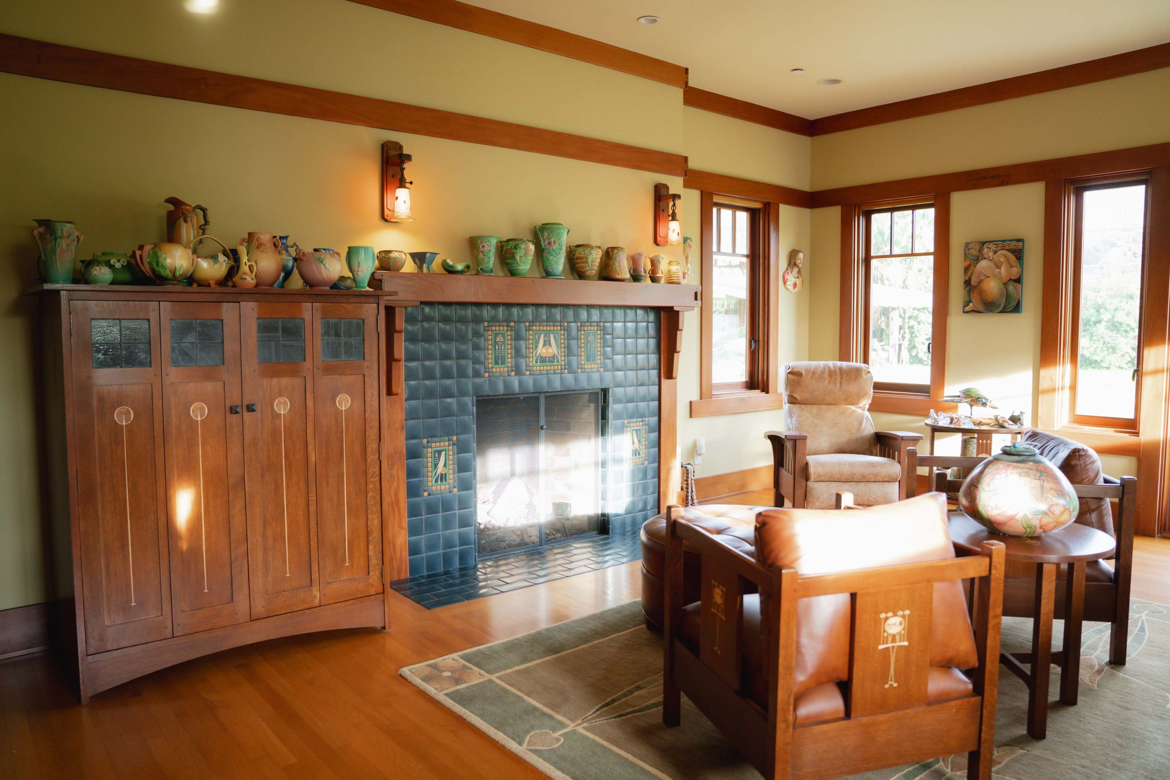 Grand Arts & Crafts Bungalow Image in North Tustin, Cowan Heights, CA