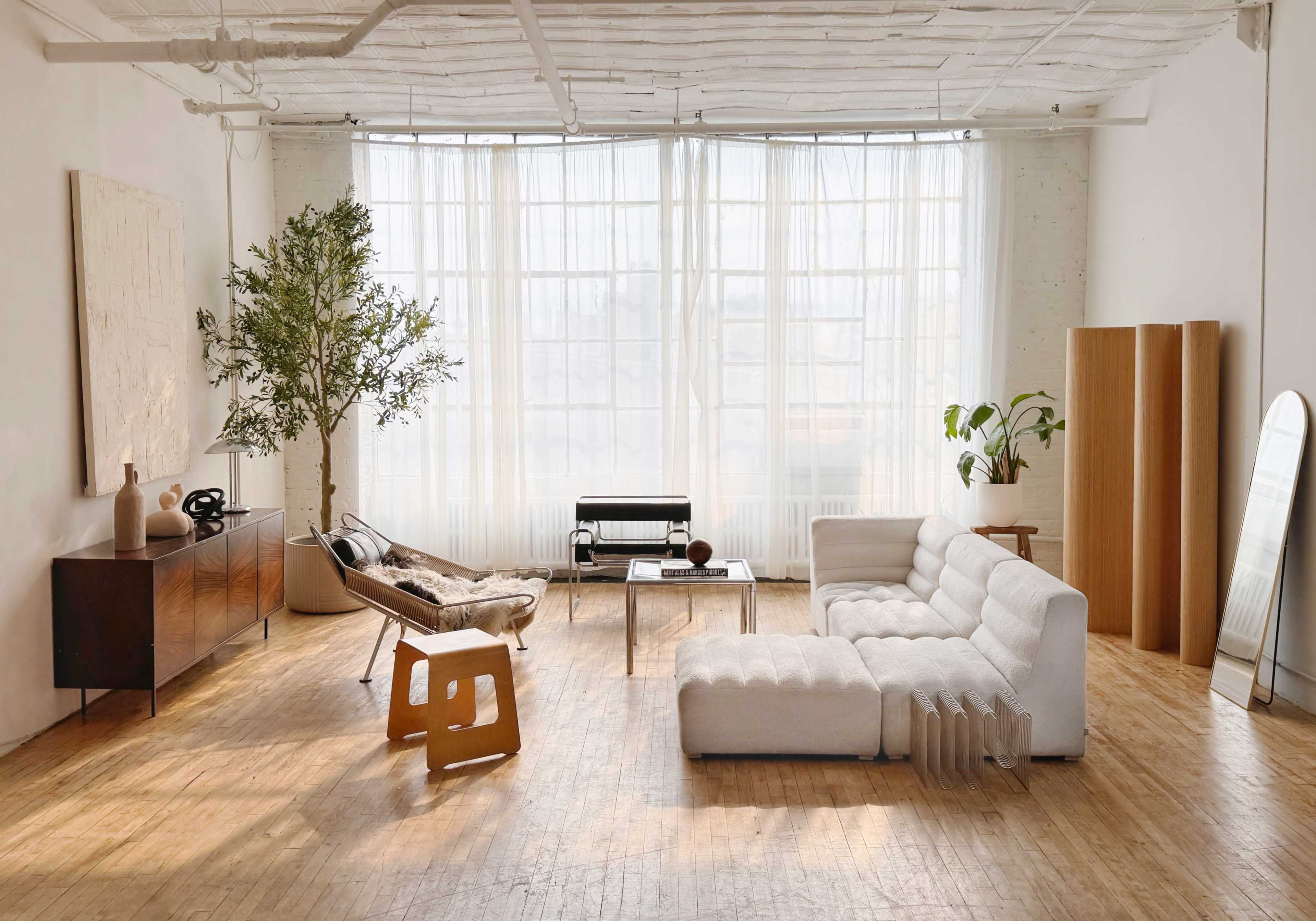 Natural Light Photo Studio Loft with Designer Furniture Image in Bushwick, Brooklyn, NY