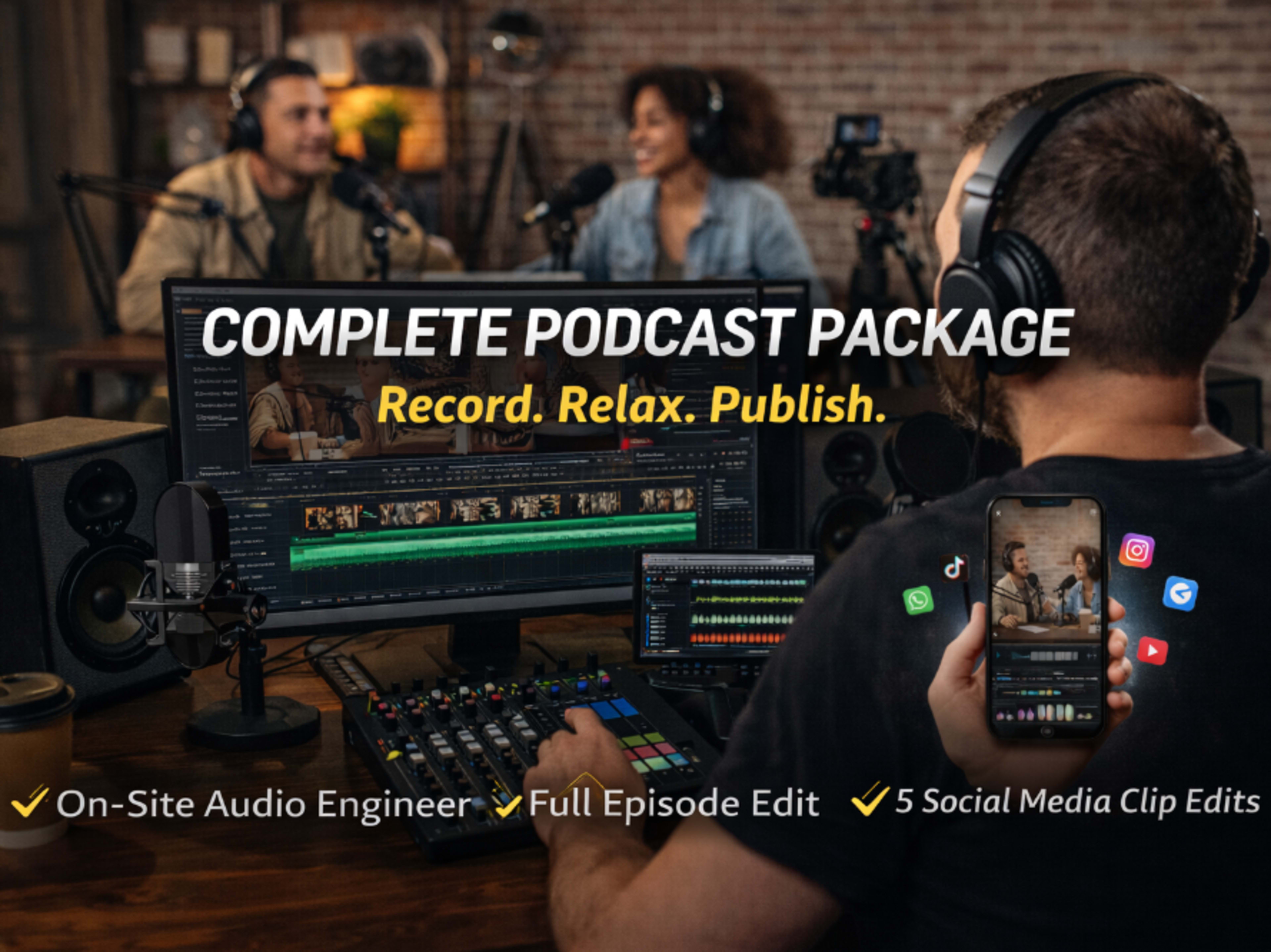 🎥 Complete Podcast Package
