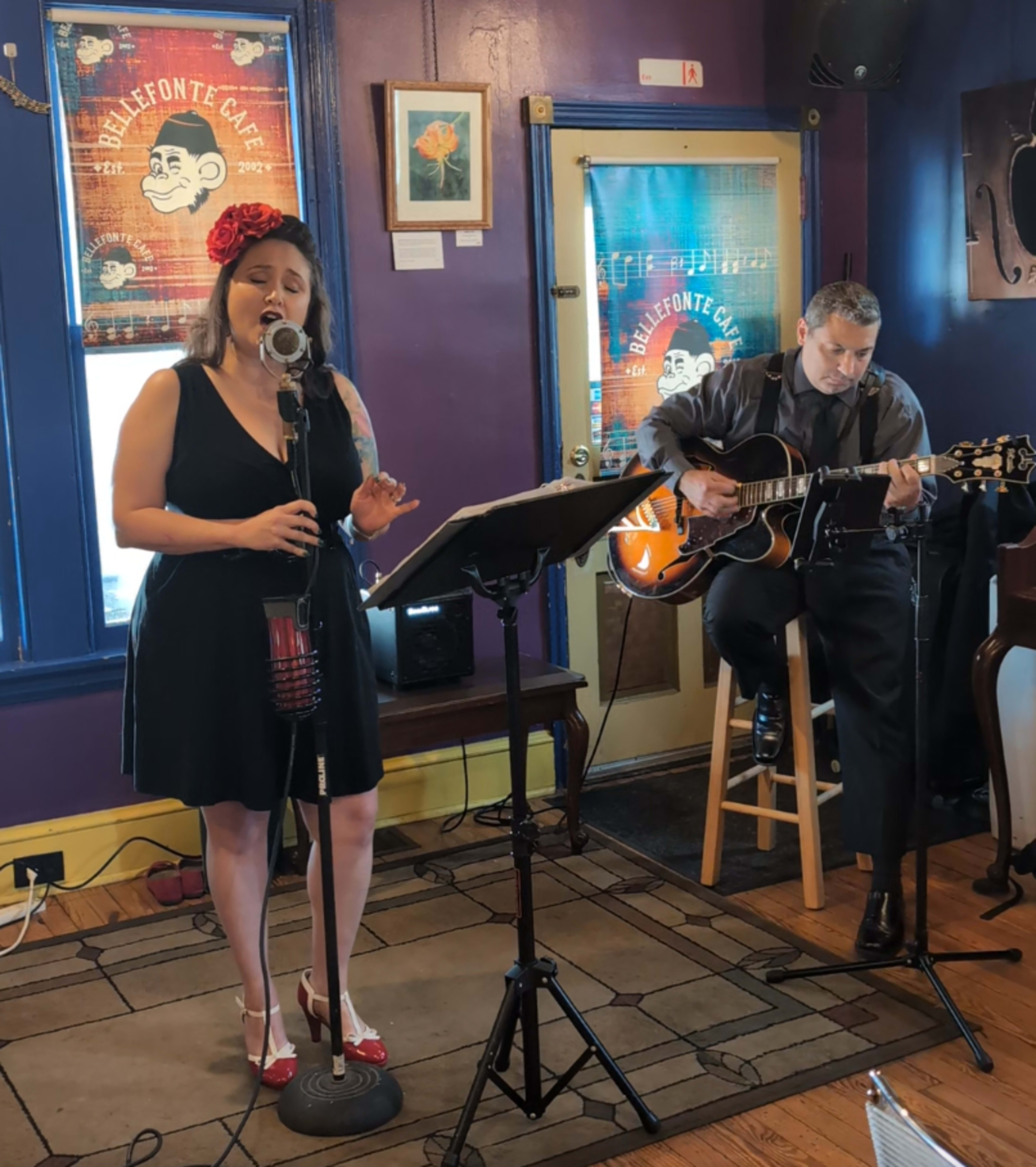 Cozy Artistic Lounge Upstairs at Bellefonte Café – Wilmington’s Hidden Gem Image in Bellefonte, Wilmington, DE