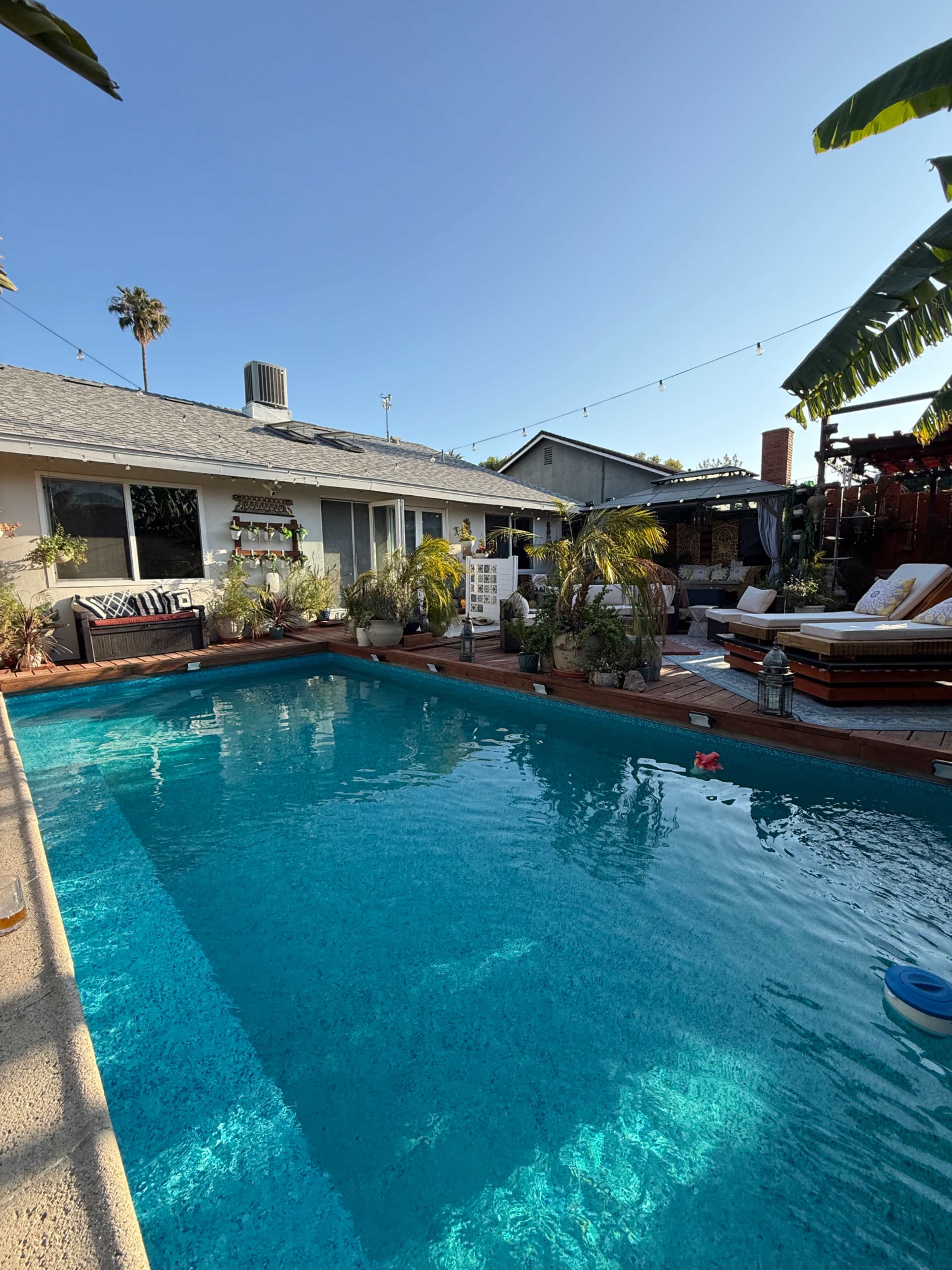 Bohemian Sanctuary Oasis Garden with Pool and Hot Whirl Pool Image in Van Nuys, Van Nuys, CA