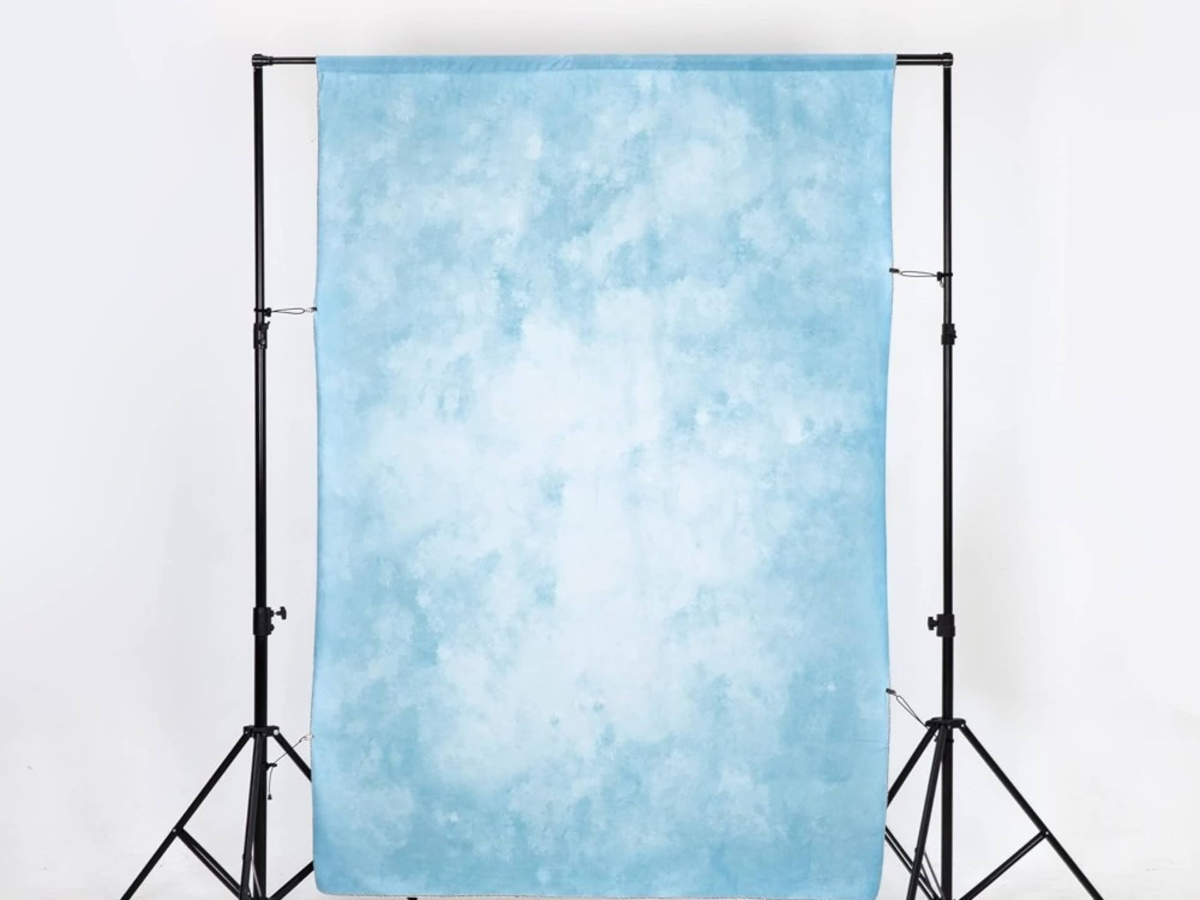 Blue or Tan Backdrop 5x7