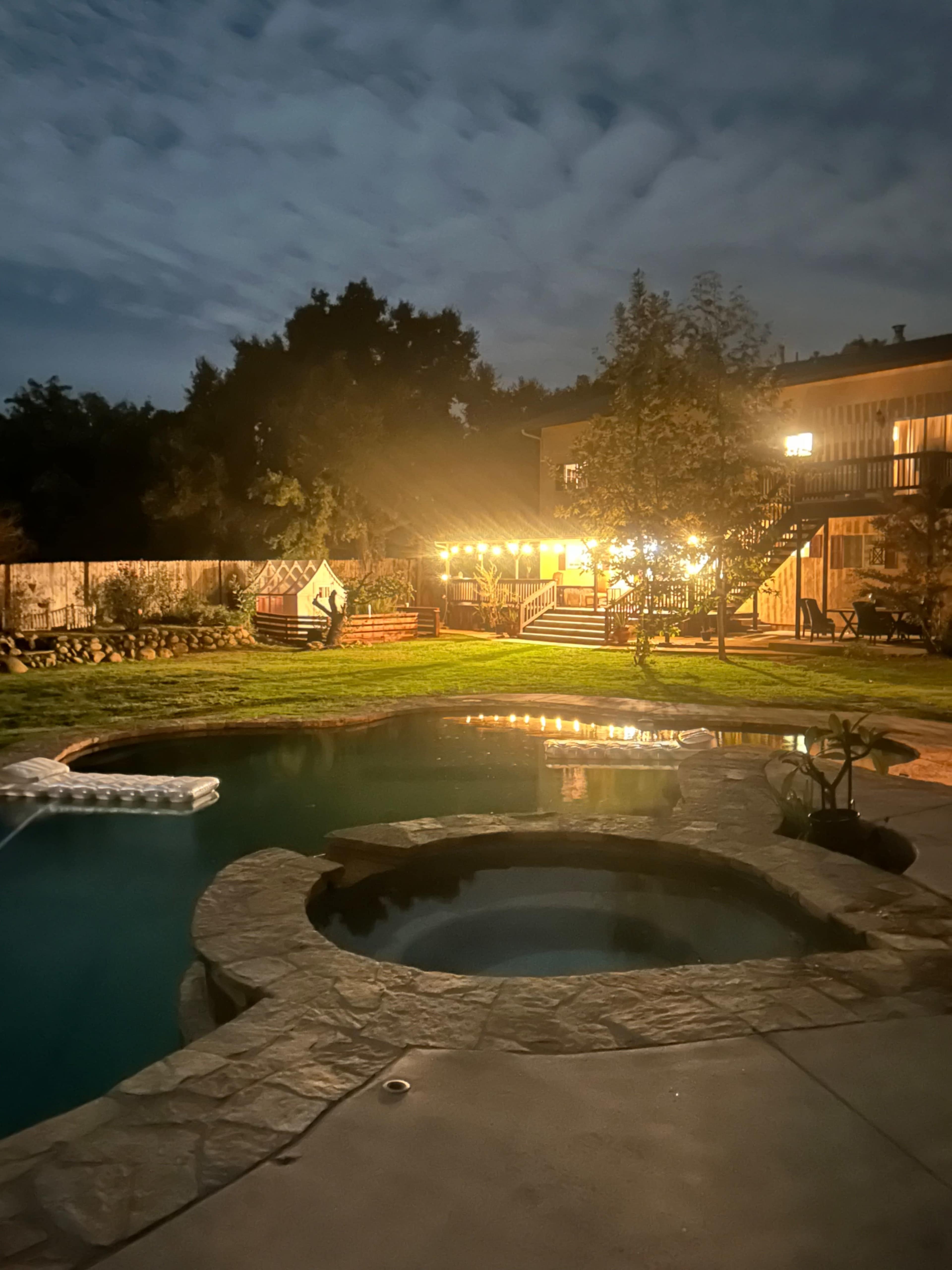 Beautiful pavilion near pool and spa large grass area great for party’s Image in Mira Monte, Ojai, CA