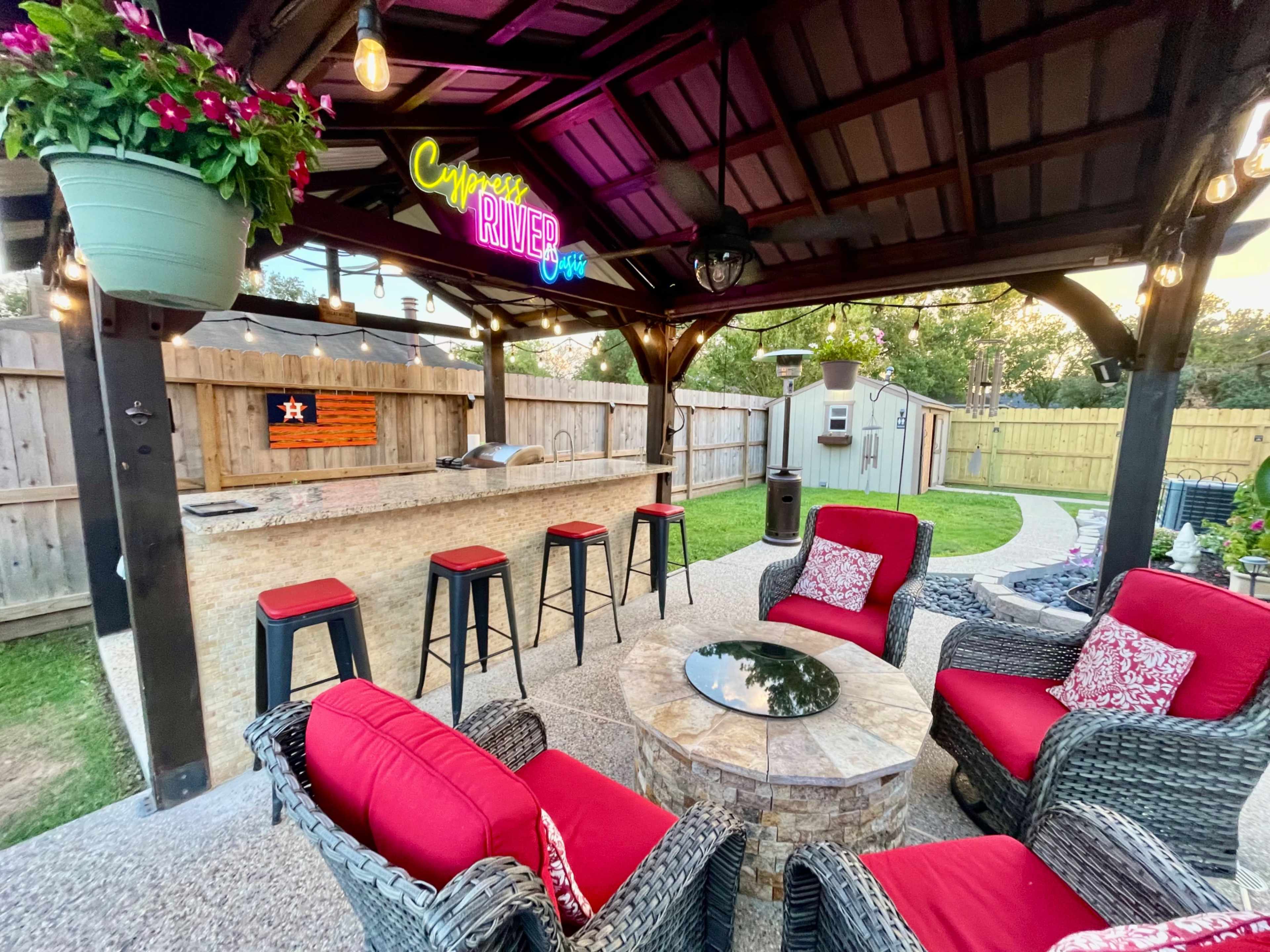Private pool and bathroom! Free heated pool! Image in Cypress Meadows, Katy, TX