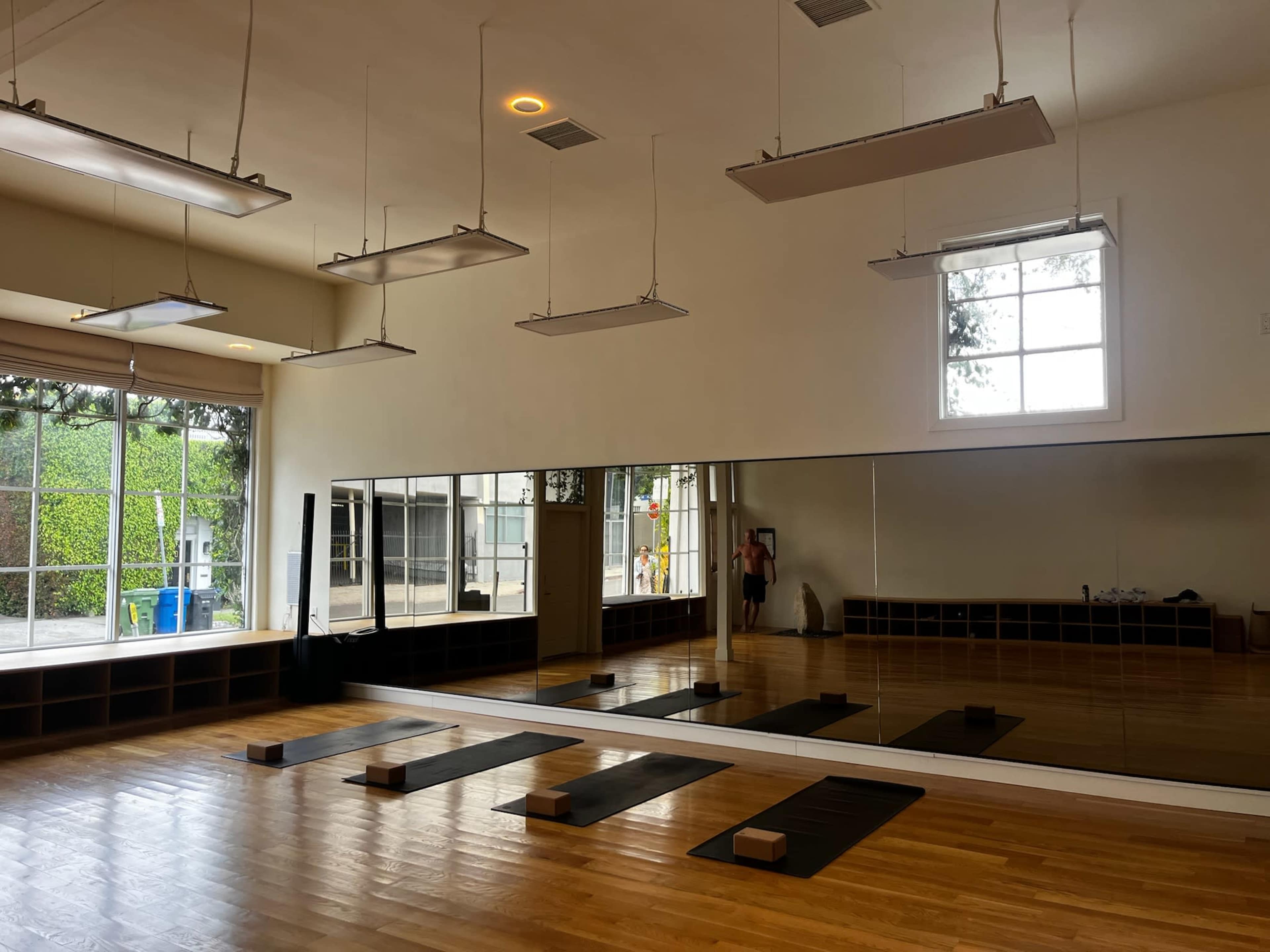 Quaint neighborhood yoga studio beautifully designed with magnificent light and energy in the heart of LA. Image in Beverly Grove, Los Angeles, CA
