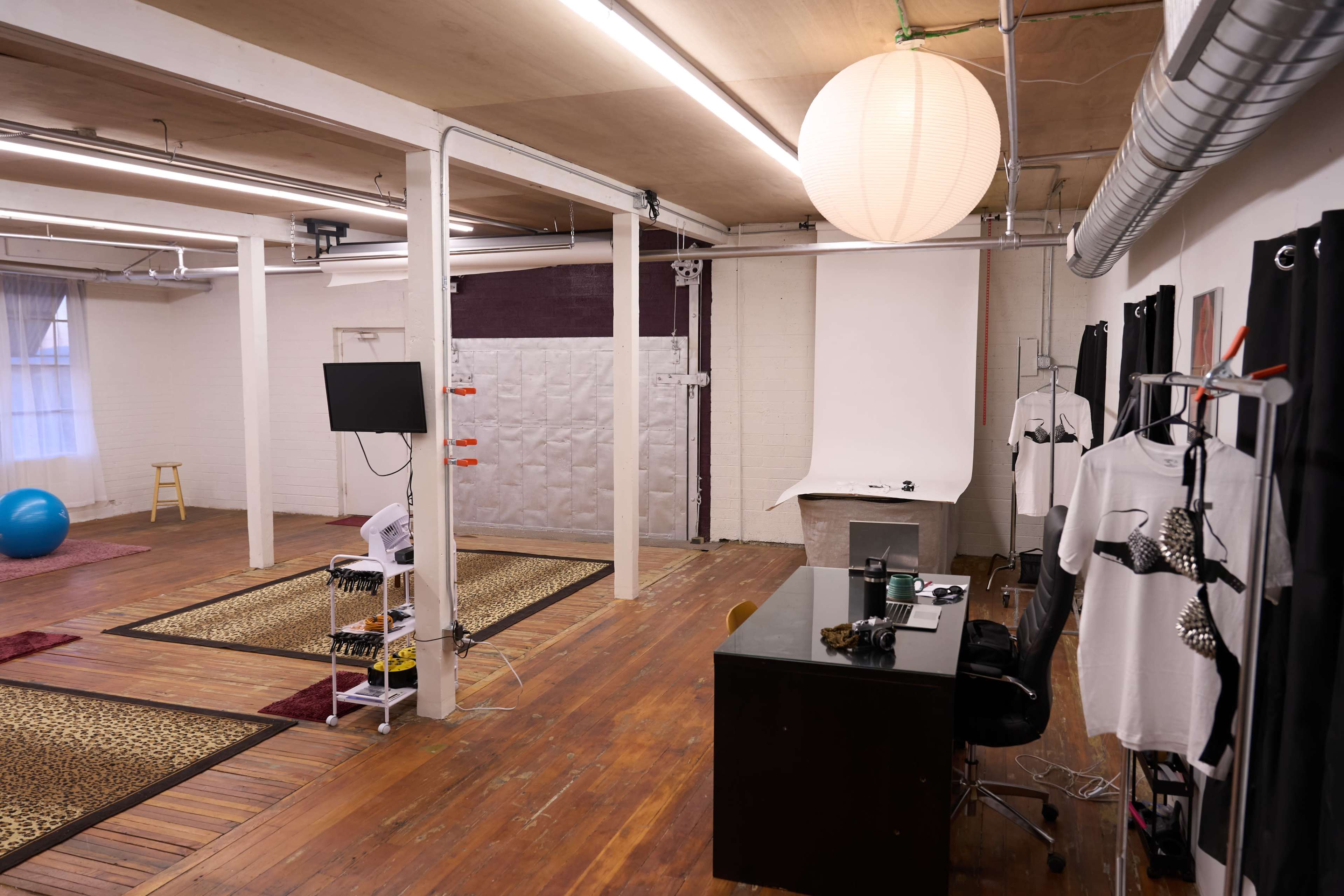 Boutique photo/video studio in Downtown Phoenix with natural sunlight and white brick walls Image in Central City, Phoenix, AZ