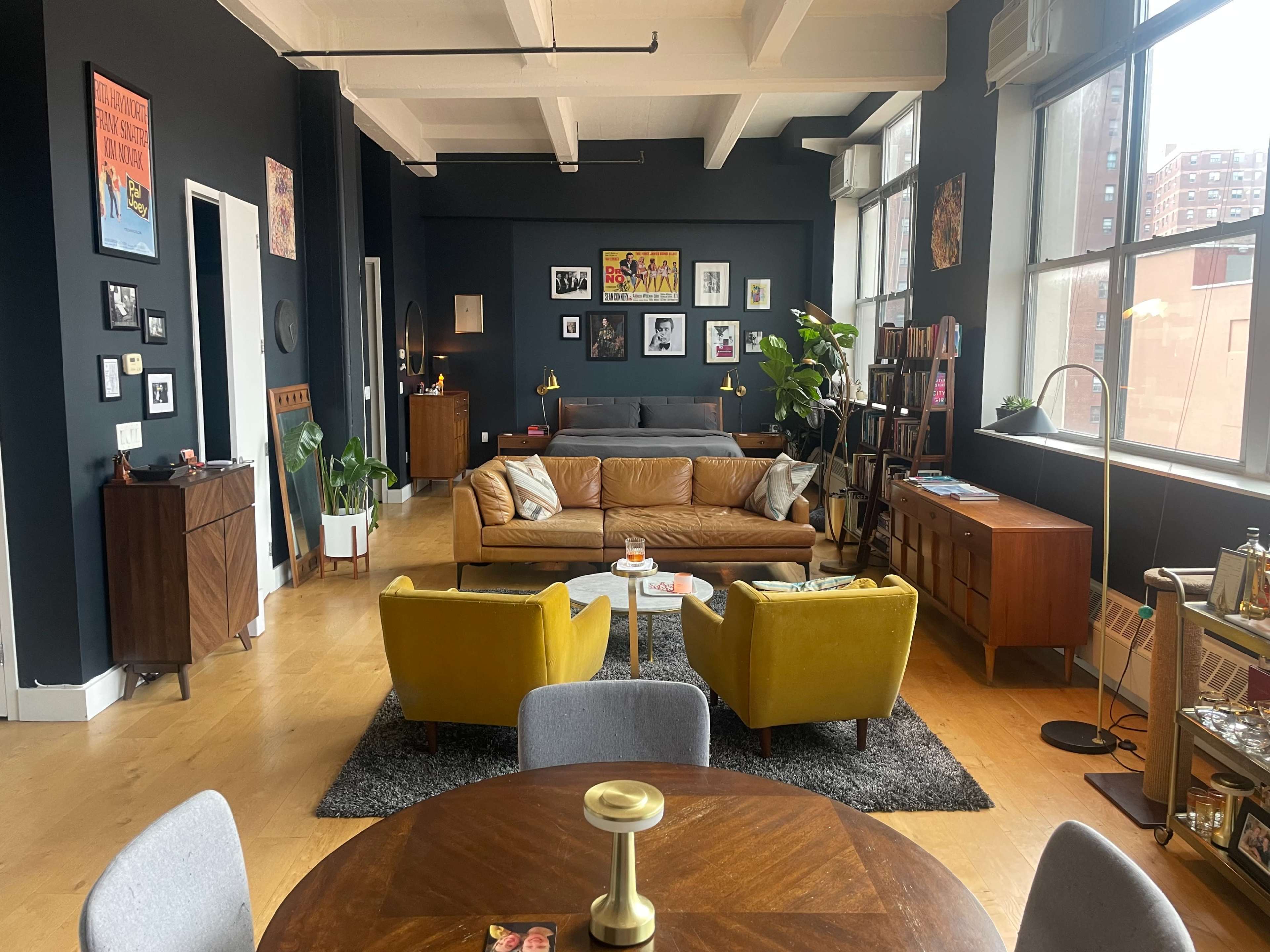 Brooklyn Loft with Abundant Natural Light and 165" Projection Screen Image in Bedford-Stuyvesant, Brooklyn, NY
