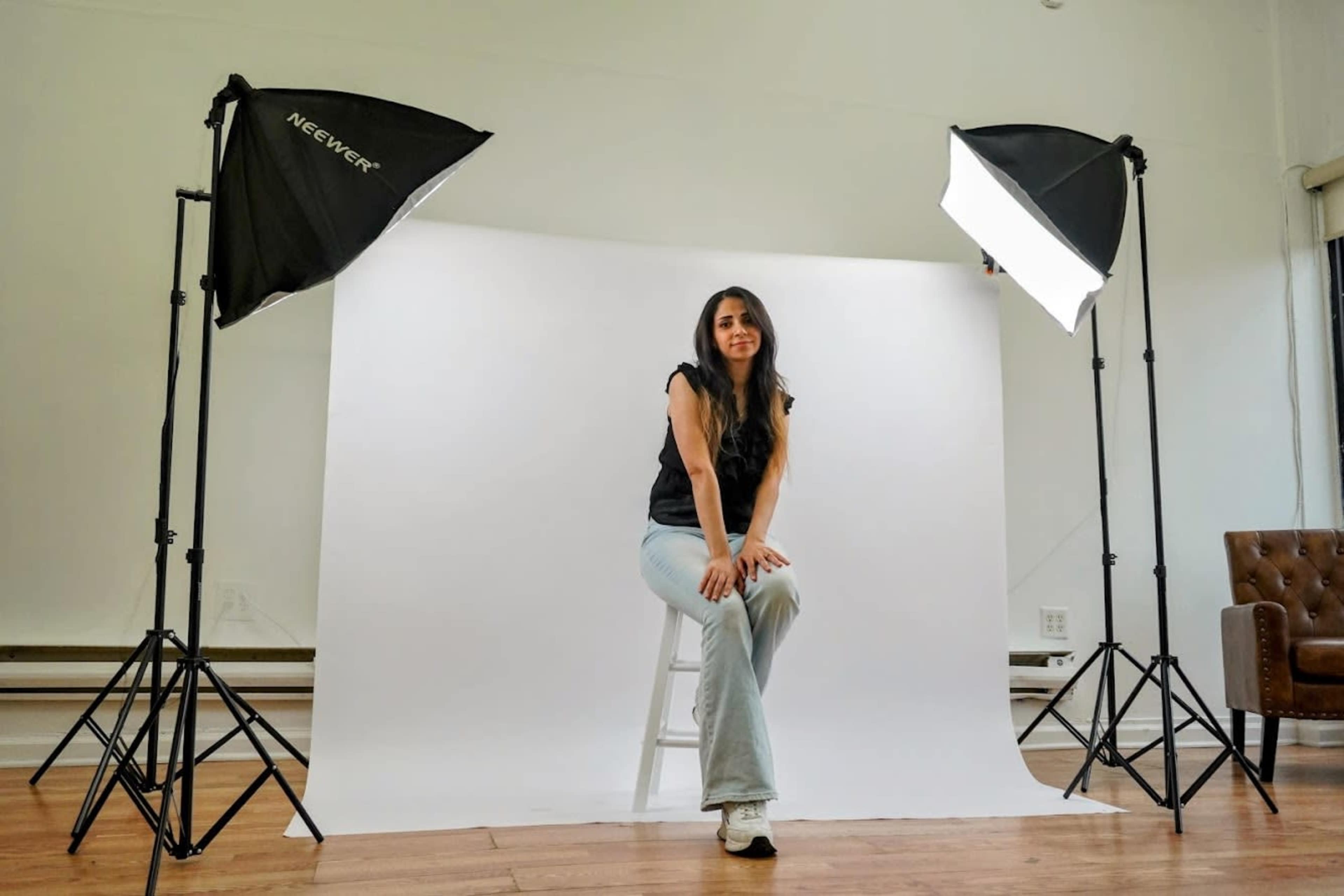 All White Natural Light Studio Image in Bayonne, Bayonne, NJ