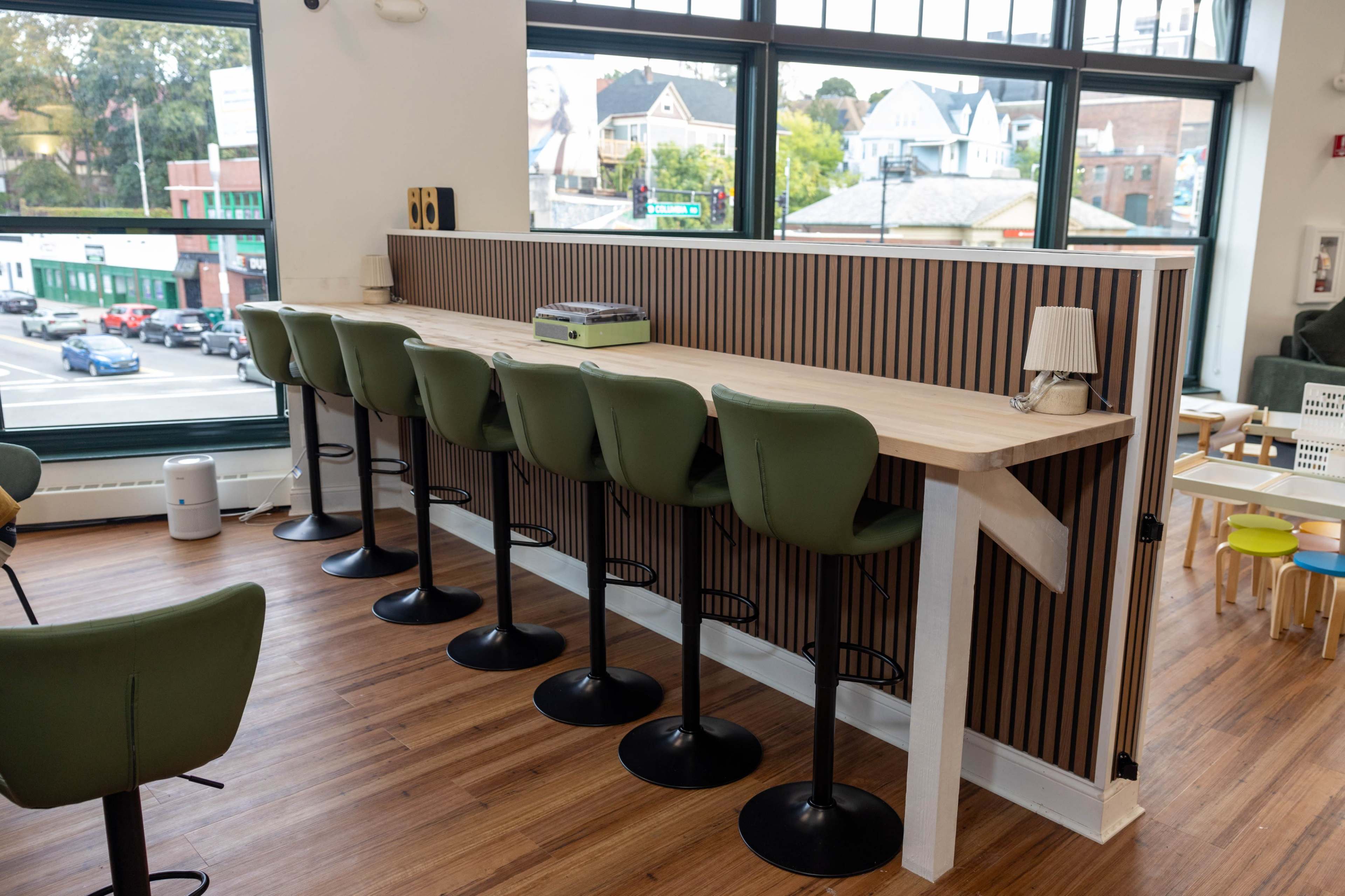 Modern Co-Working Space with Dorchester View Image in Upham's Corner, Boston, MA