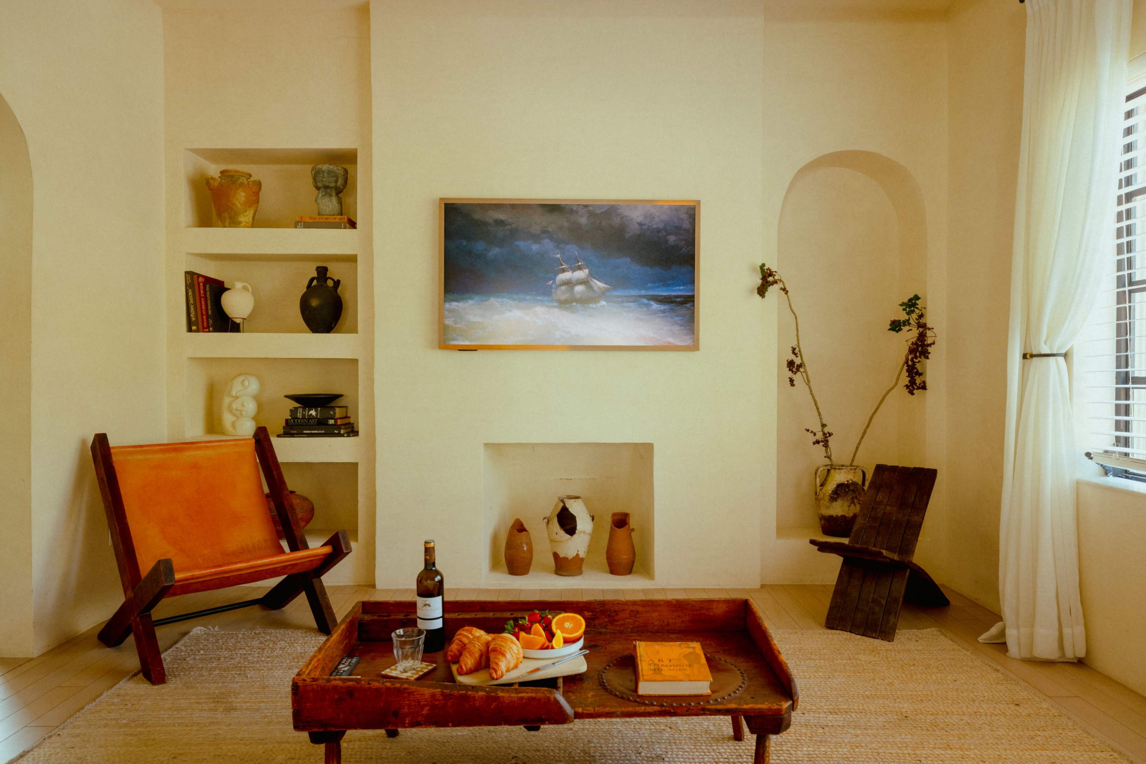 Spanish Inspired Home with Textured Walls and Arches. Video and Photo Ready Image in Croissant Park, Fort Lauderdale, FL