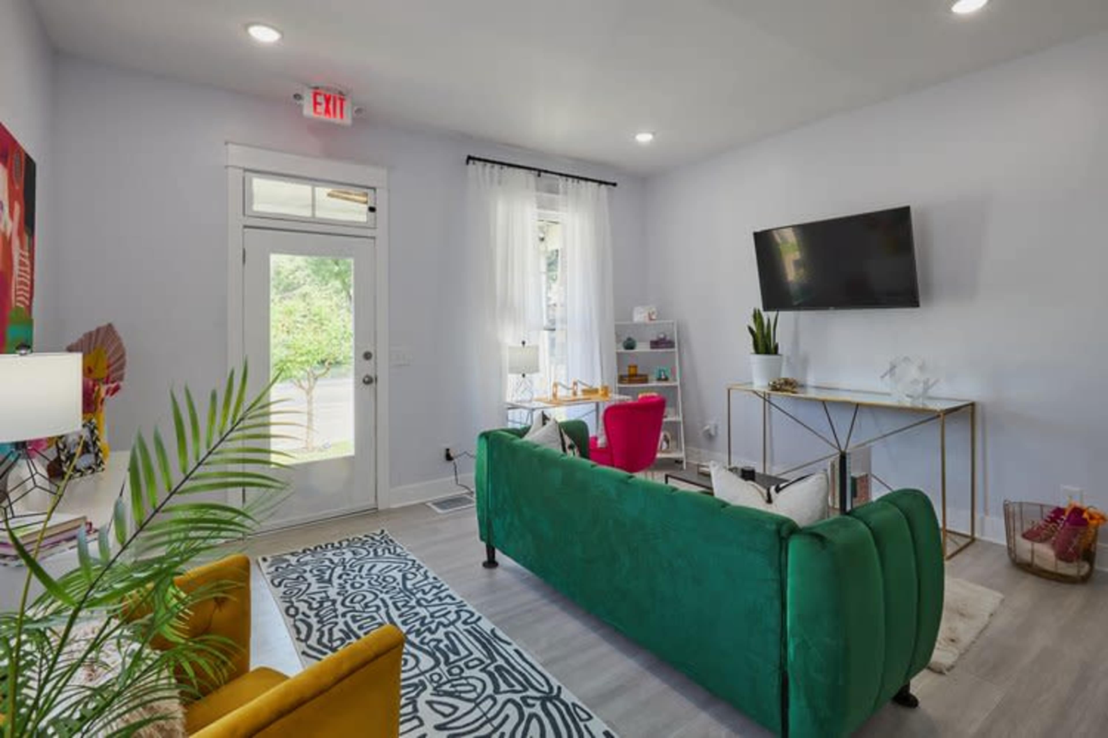Vibrant Photography Studio with Exposed Brick in Historic New Albany Image in New Albany Township, New Albany, IN